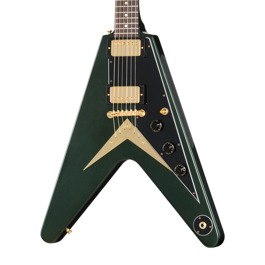 Gibson Custom 1958 Mahogany Flying V Reissue, VOS, British Racing Green
