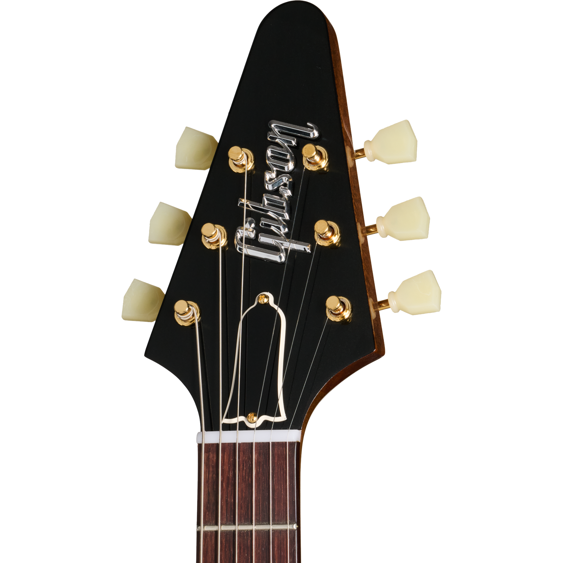 Gibson Custom 1958 Mahogany Flying V Reissue VOS Electric Guitar - Antique Natural