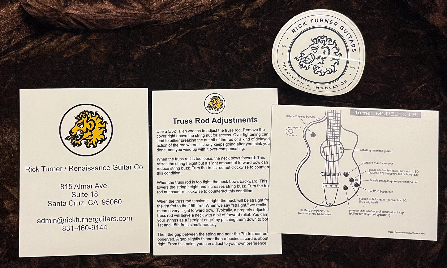 Rick Turner Model 1 Standard Alder Body (999)
