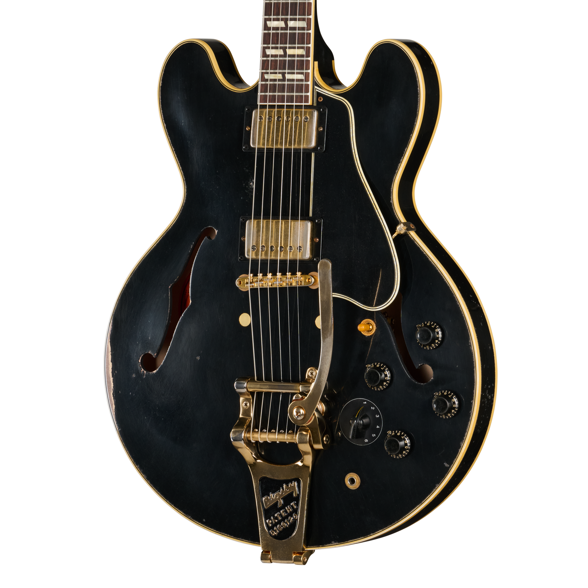 Gibson Custom LE 1959 ES-345 Reissue with Bigsby, Heavy Aged, Ebony