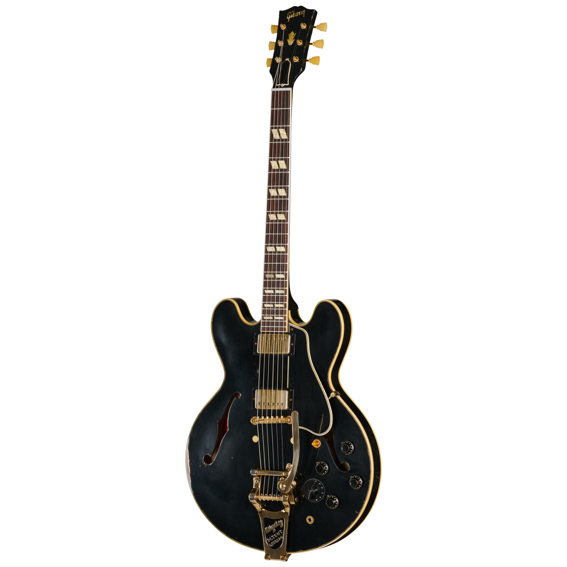 Gibson Custom LE 1959 ES-345 Reissue with Bigsby, Heavy Aged, Ebony