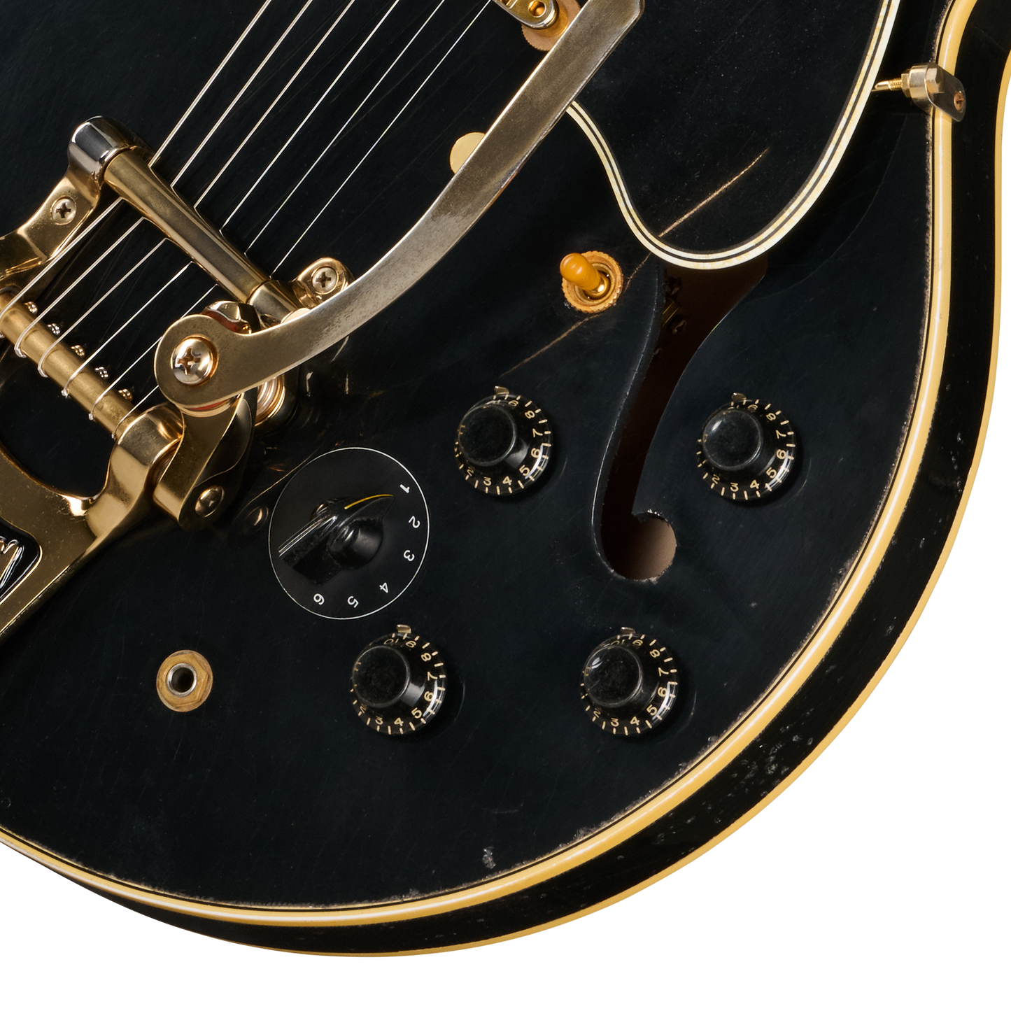 Gibson Custom LE 1959 ES-345 Reissue with Bigsby, Heavy Aged, Ebony
