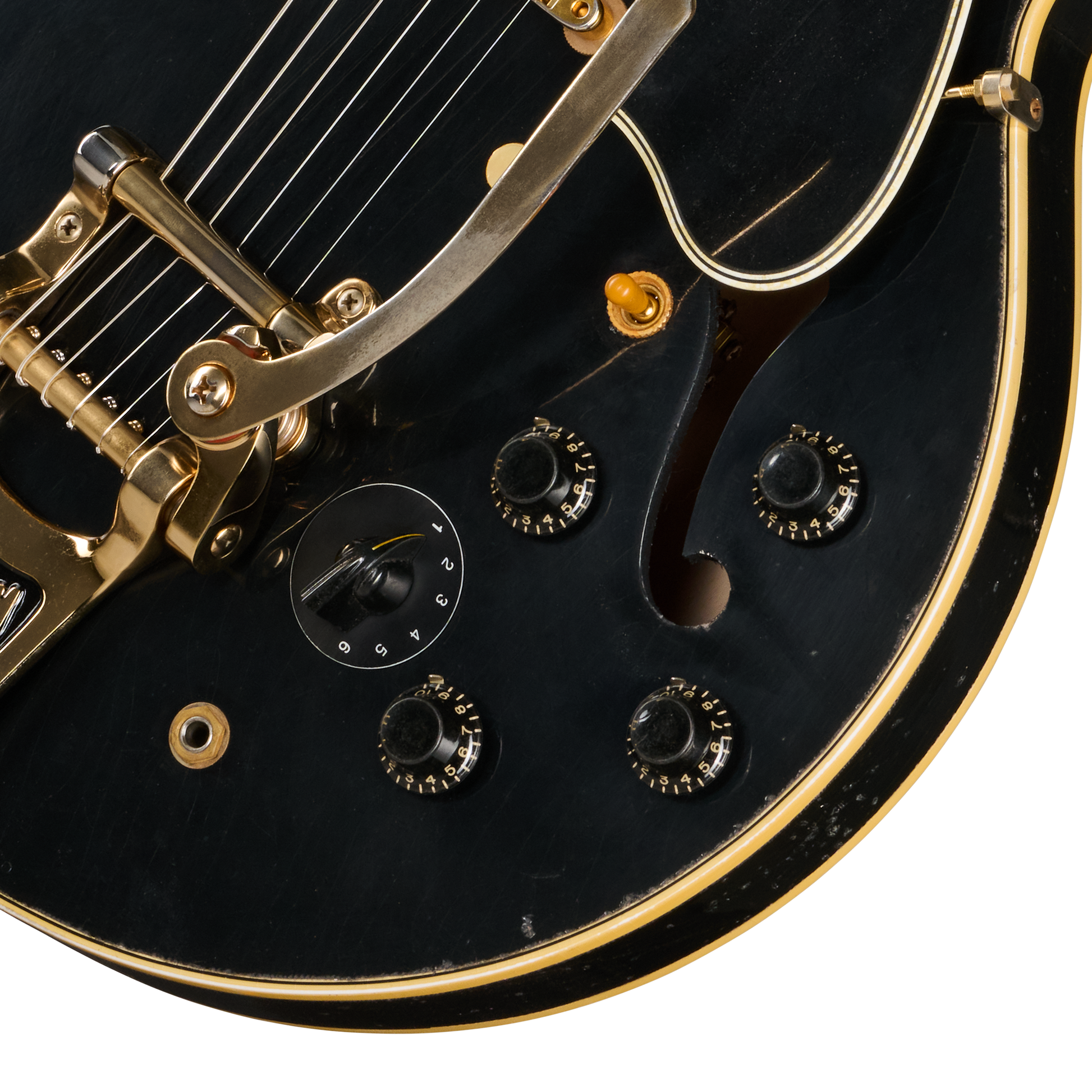 Gibson Custom LE 1959 ES-345 Reissue with Bigsby, Heavy Aged, Ebony