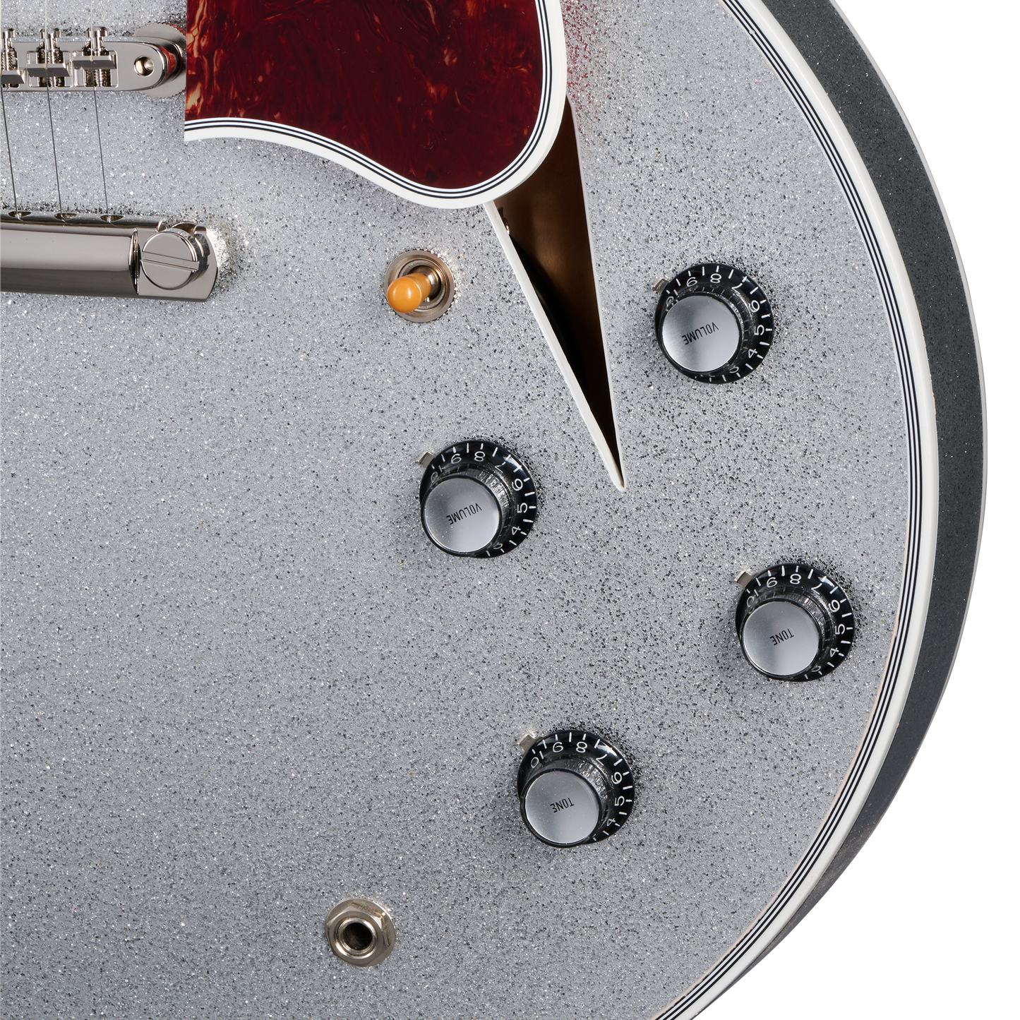 Gibson Custom 1959 ES-355 Reissue with Diamond F-Holes, Gloss, Silver Sparkle
