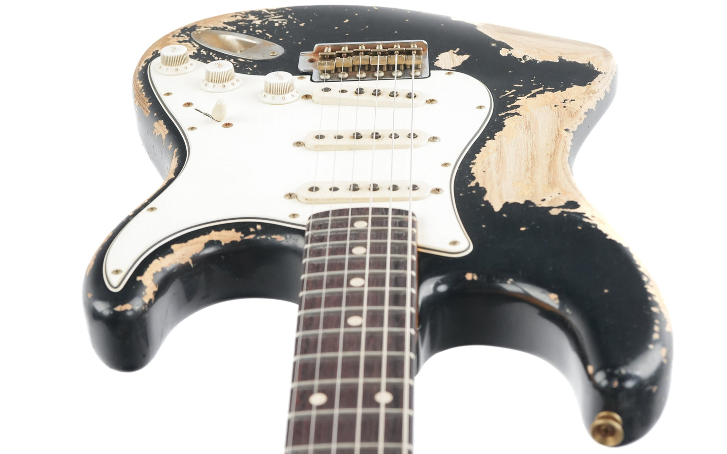 Fender Custom Shop 59 Stratocaster Dennis Galuszka Masterbuilt Heavy Relic Black