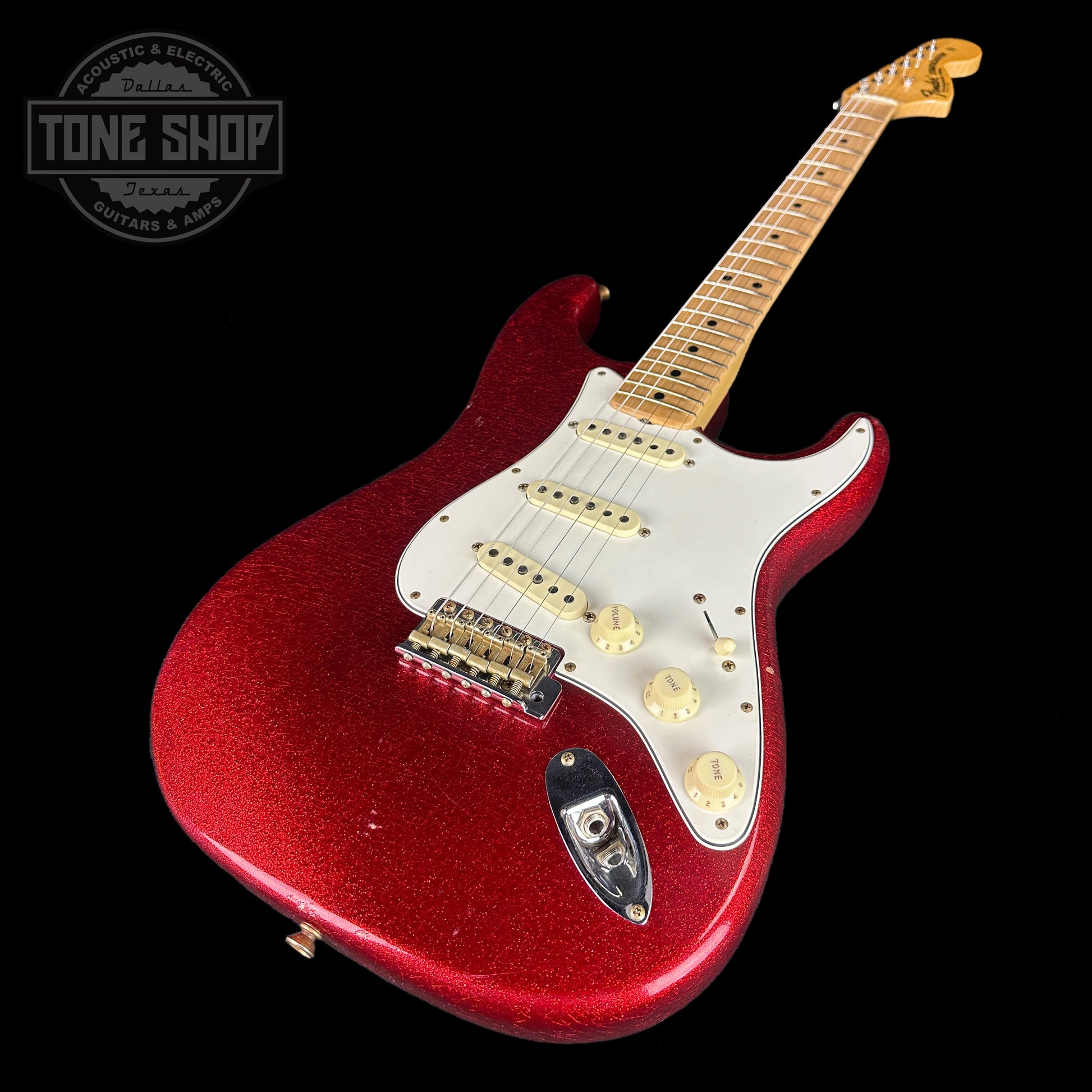 Fender Custom Shop Limited Edition 69 Strat Journeyman Relic Aged Red Sparkle w/case