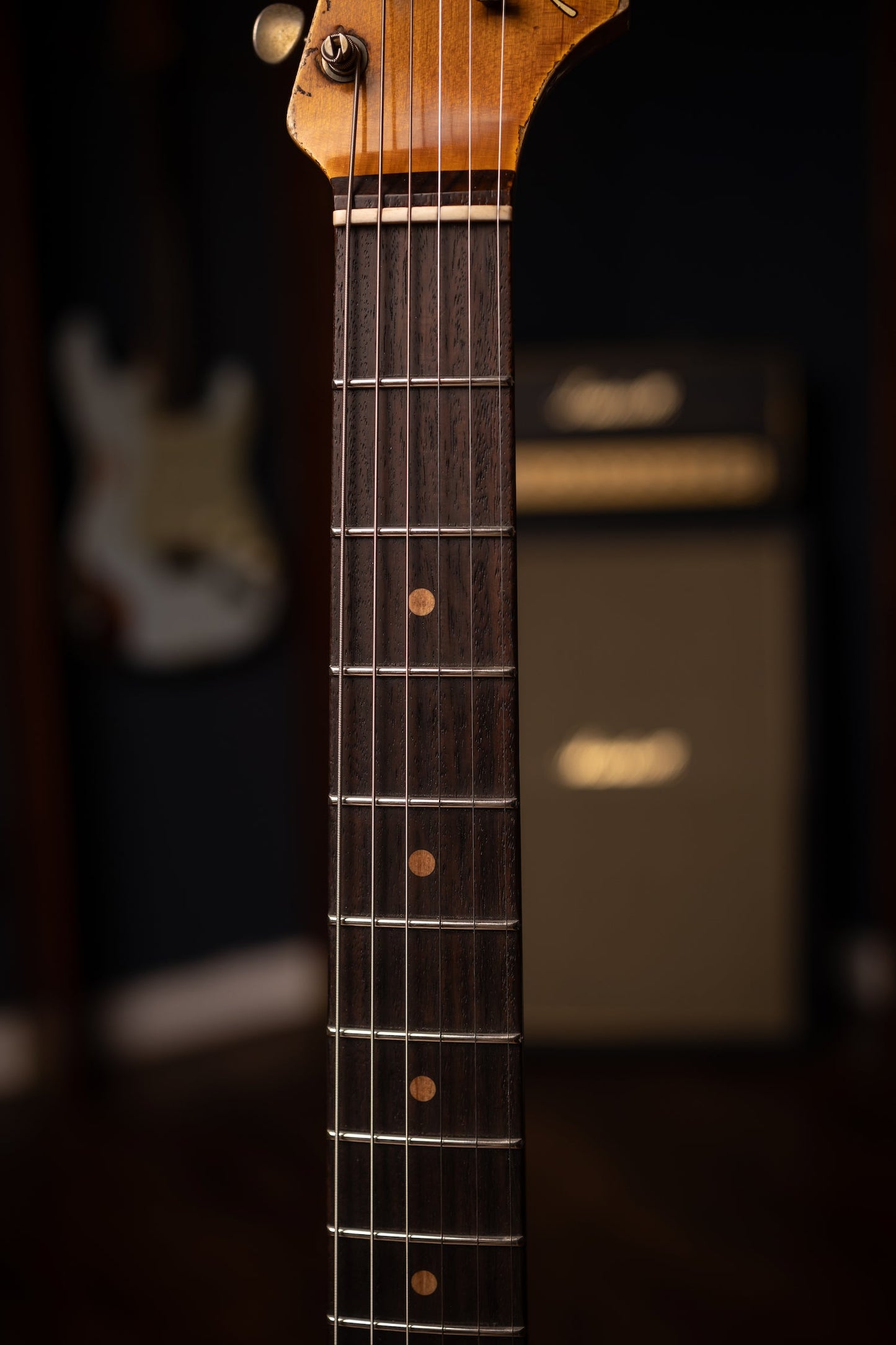 Fender Custom Shop 1961 Stratocaster Super Heavy Relic Electric Guitar - Aged Dakota Red over 3-Color Sunburst