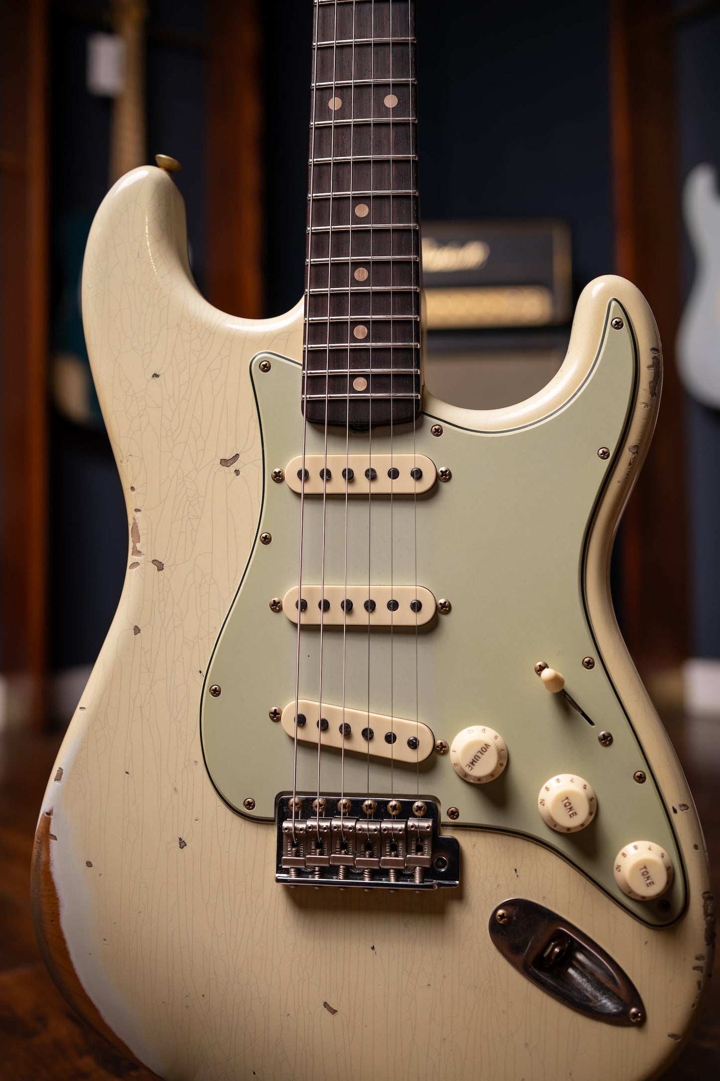 Fender Custom Shop LR25 60's Dual Mag II Stratocaster Electric Guitar - Tomatillo Green
