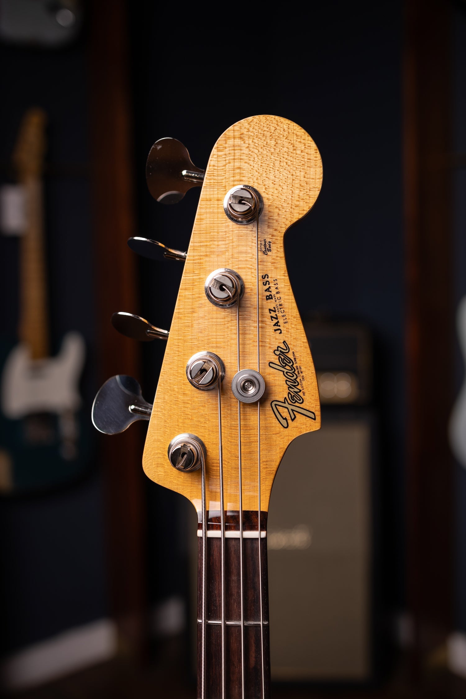 Fender Custom Shop Limited Edition Jazz Bass Special NOS Electric Bass - Aged Dakota Red