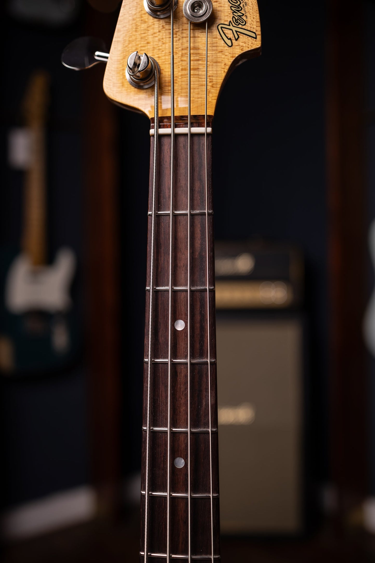 Fender Custom Shop Limited Edition Jazz Bass Special NOS Electric Bass - Aged Dakota Red