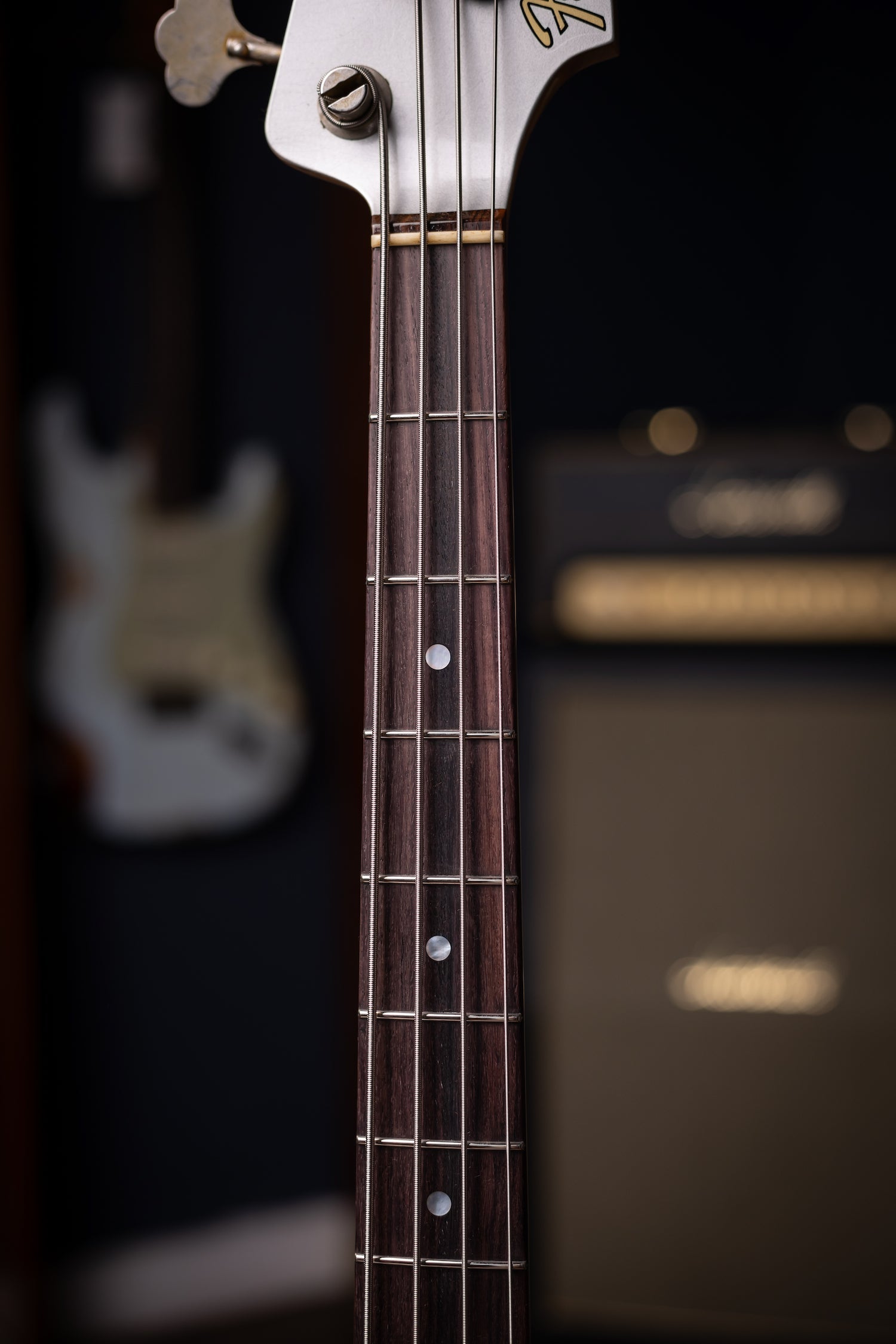 Fender Custom Shop 1965 Jazz Bass Journeyman Relic - Faded Inca Silver