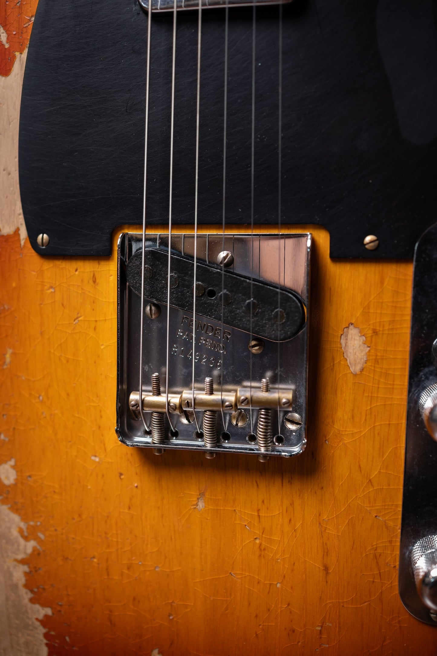 Fender Custom Shop 1952 Telecaster Super Heavy Relic Electric Guitar - Aged Cherry Sunburst