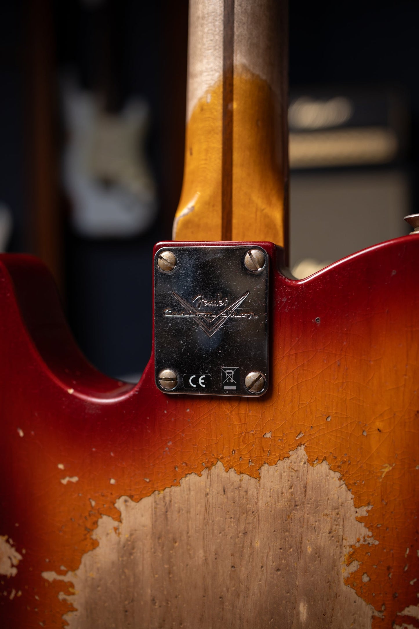 Fender Custom Shop 1952 Telecaster Super Heavy Relic Electric Guitar - Aged Cherry Sunburst