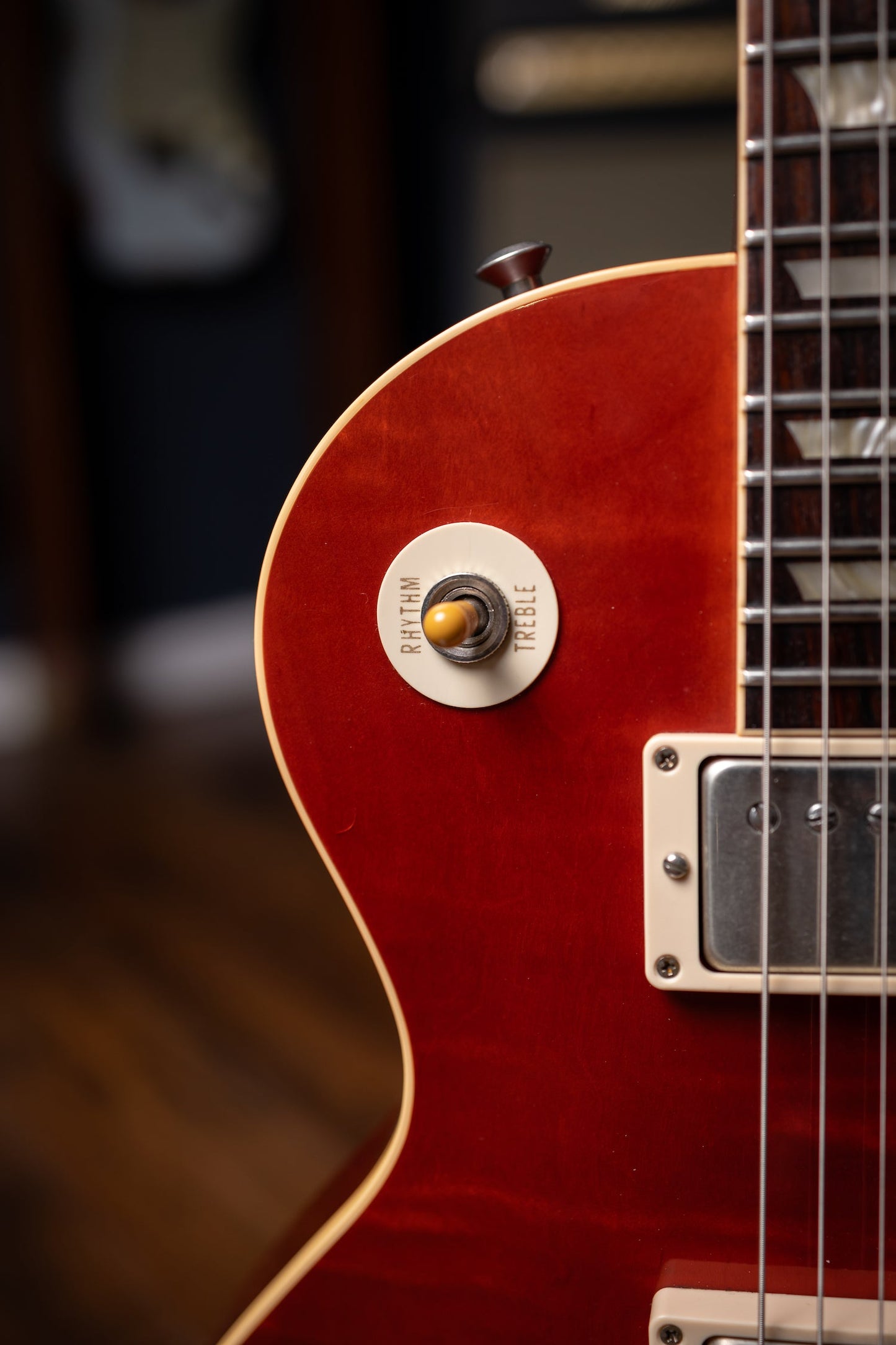 2010 Gibson Custom Shop 1959 Les Paul Reissue Electric Guitar - Cherry Red Flame