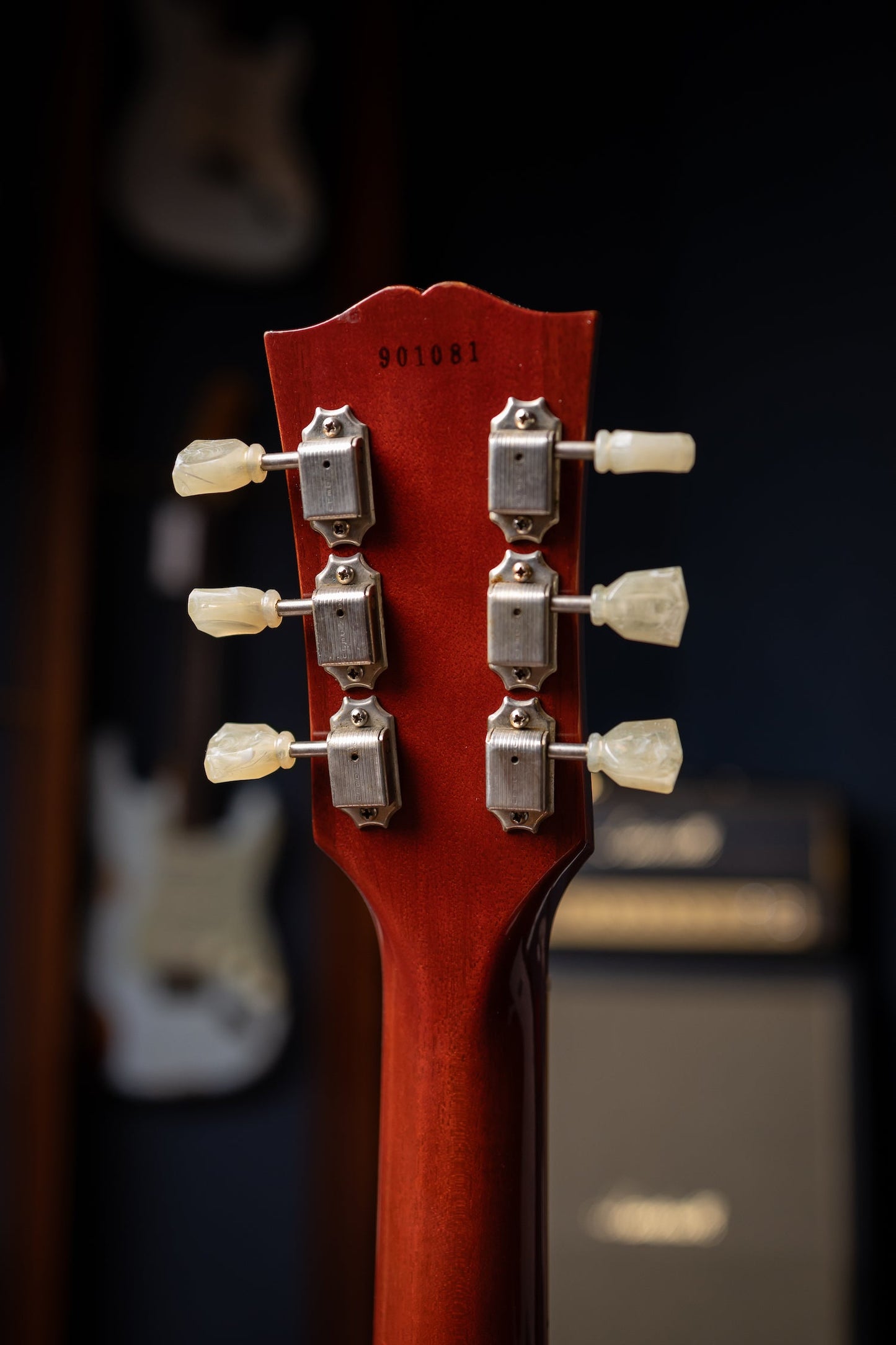 2010 Gibson Custom Shop 1959 Les Paul Reissue Electric Guitar - Cherry Red Flame