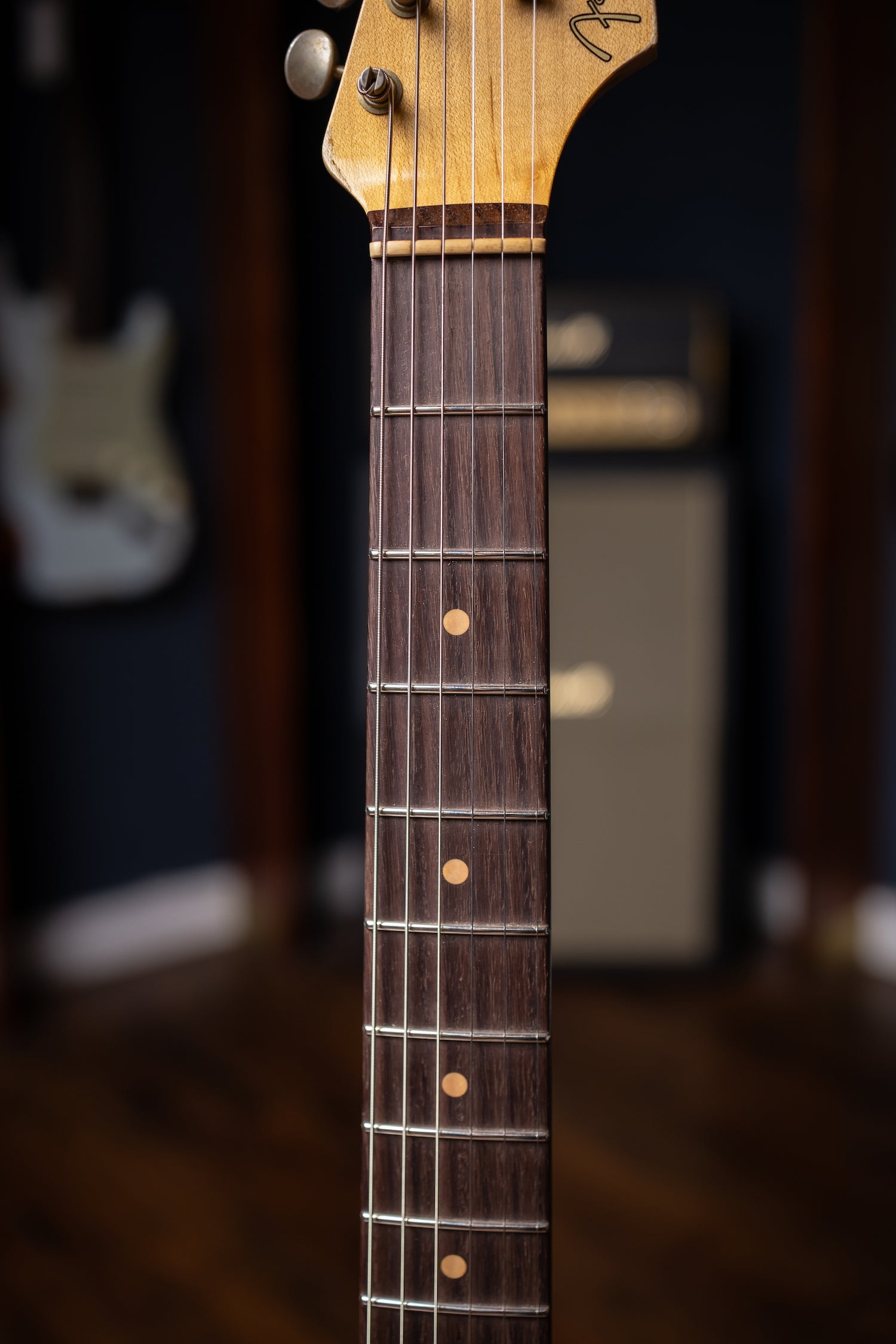Fender Custom Shop Limited Edition '59 Strat HSS Heavy Relic - Black Pearl over Midnight Wine