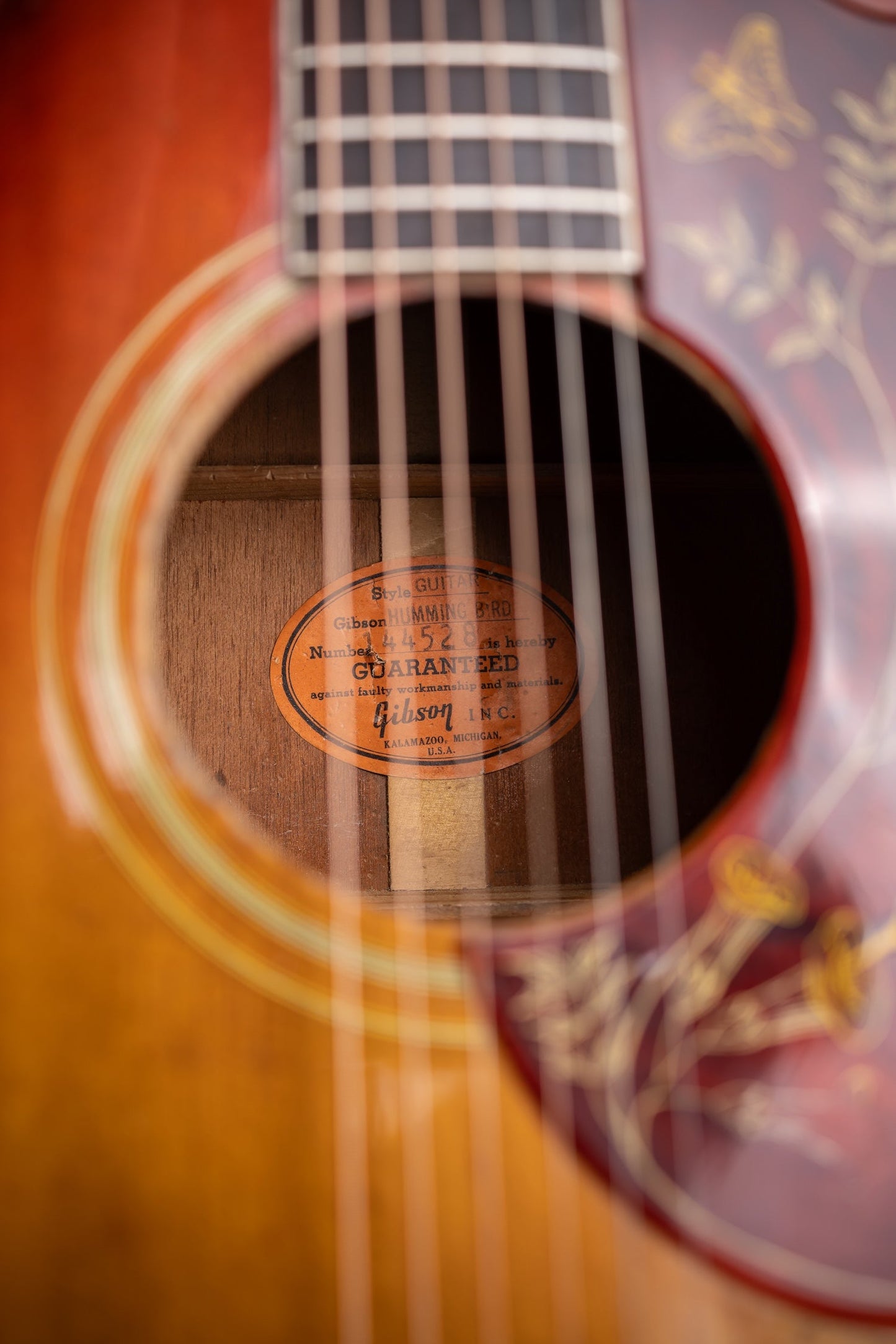 1963 Gibson Hummingbird – Cherry Sunburst