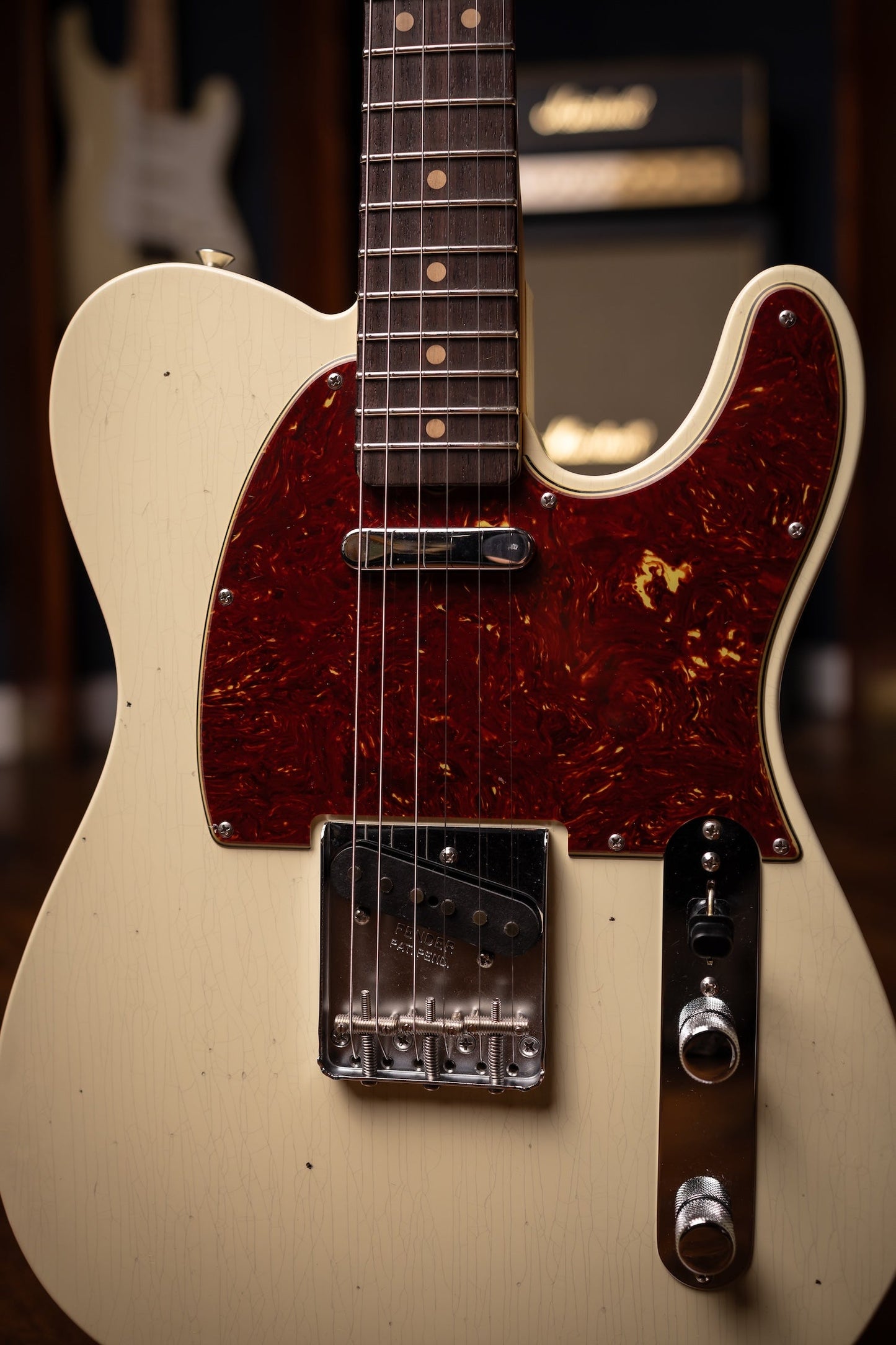 Fender Custom Shop 1963 Telecaster Journeyman Relic Electric Guitar - Vintage White