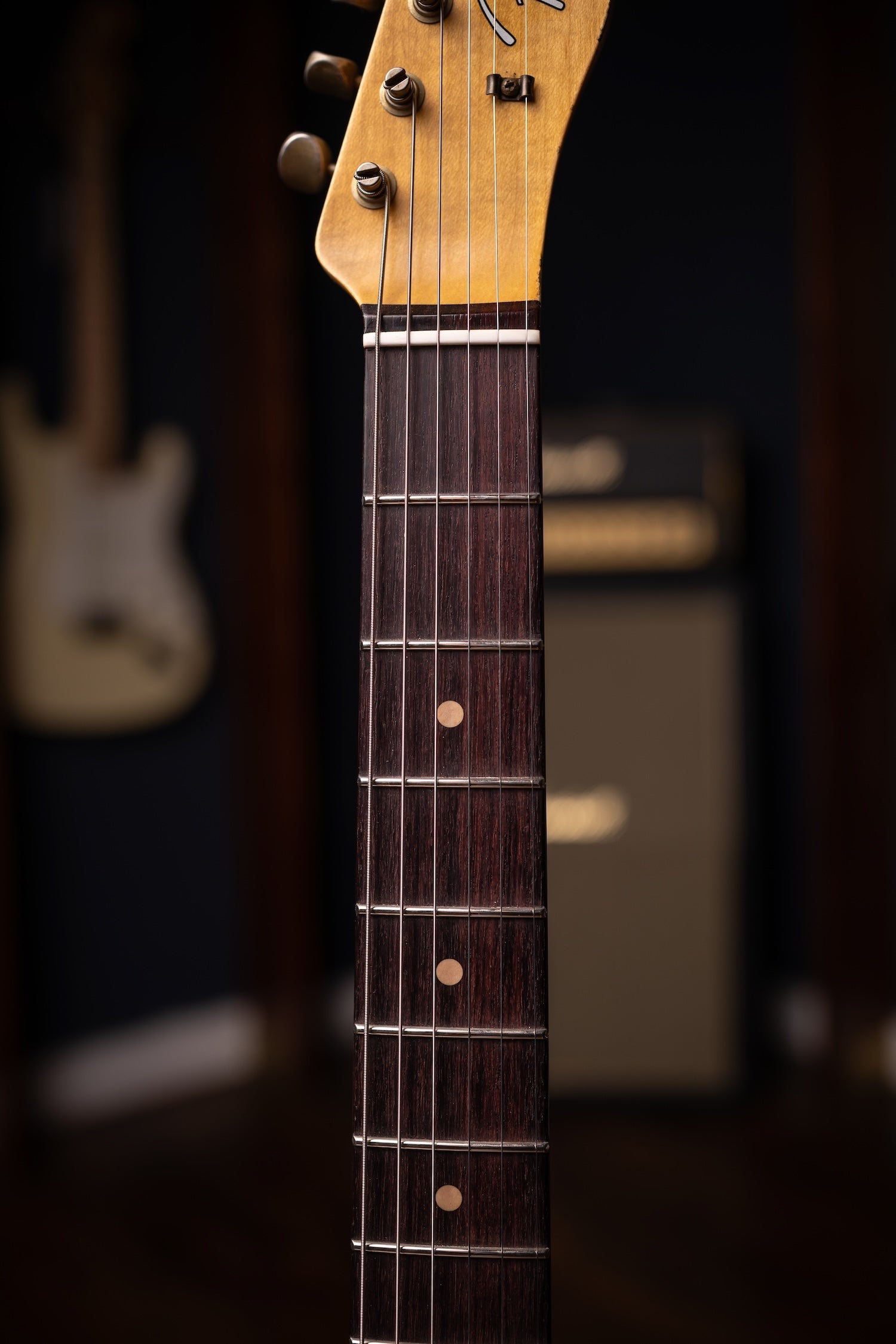 Fender Custom Shop 1963 Telecaster Relic Electric Guitar - Aged Lake Placid Blue