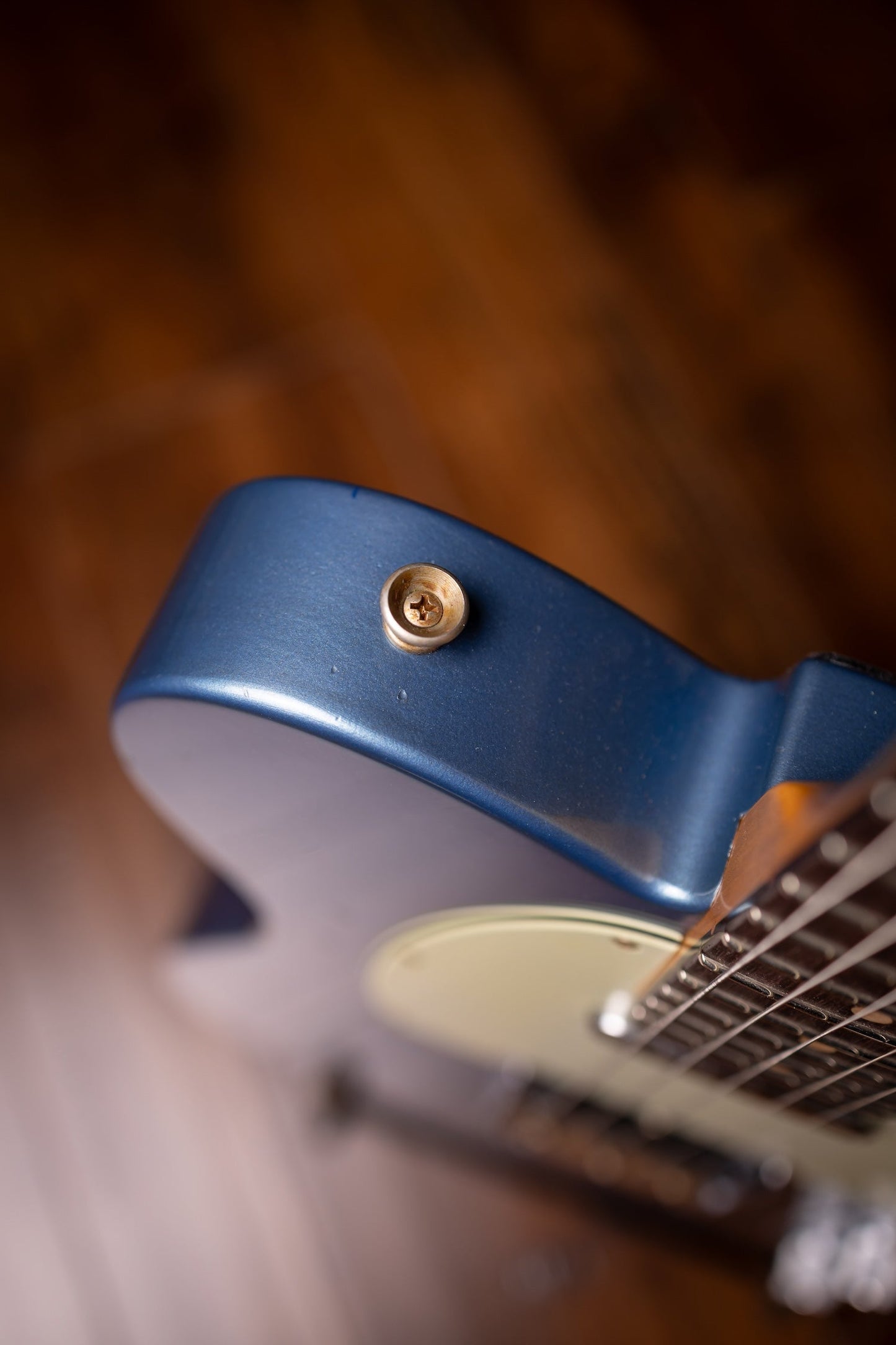 Fender Custom Shop 1963 Telecaster Relic Electric Guitar - Aged Lake Placid Blue