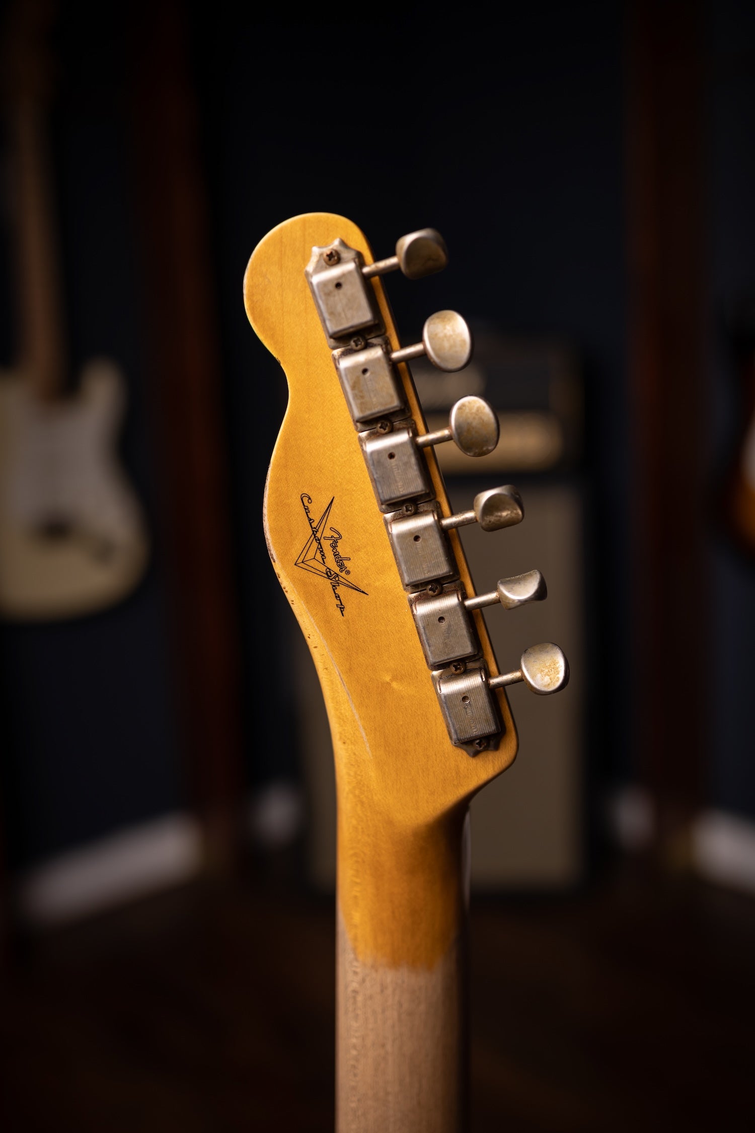 Fender Custom Shop 1963 Telecaster Relic Electric Guitar - Aged Lake Placid Blue