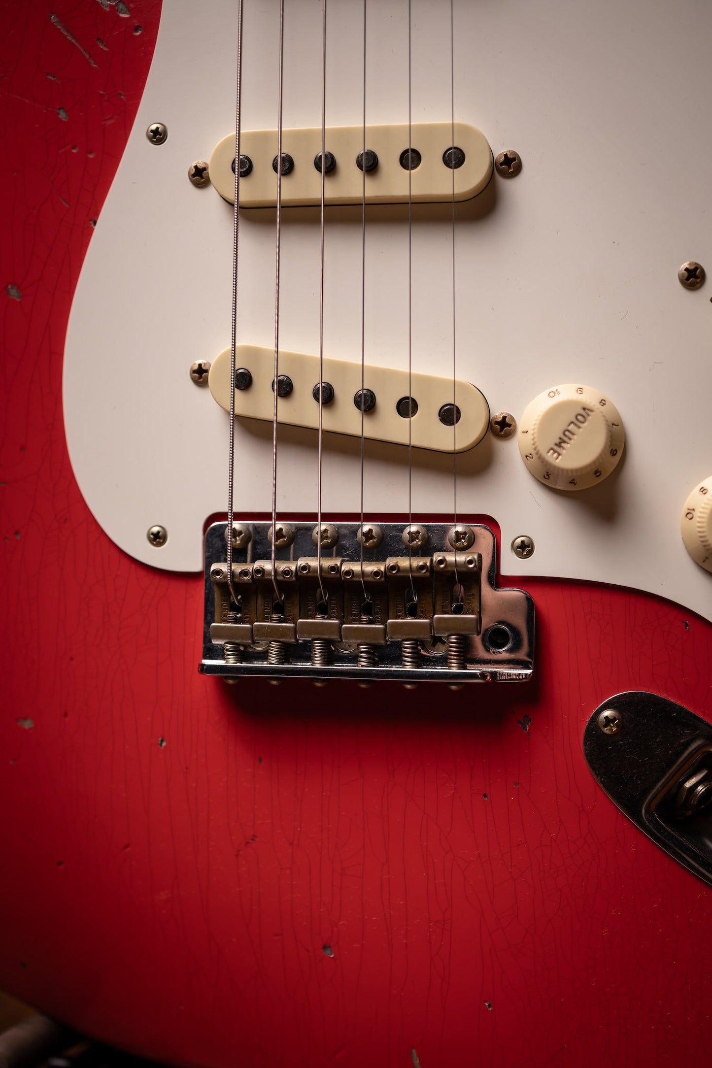 Fender Custom Shop 1957 Stratocaster® Heavy Relic®, 1-Piece Rift Sawn Maple Neck Fingerboard Electric Guitar -  Aged Fiesta Red