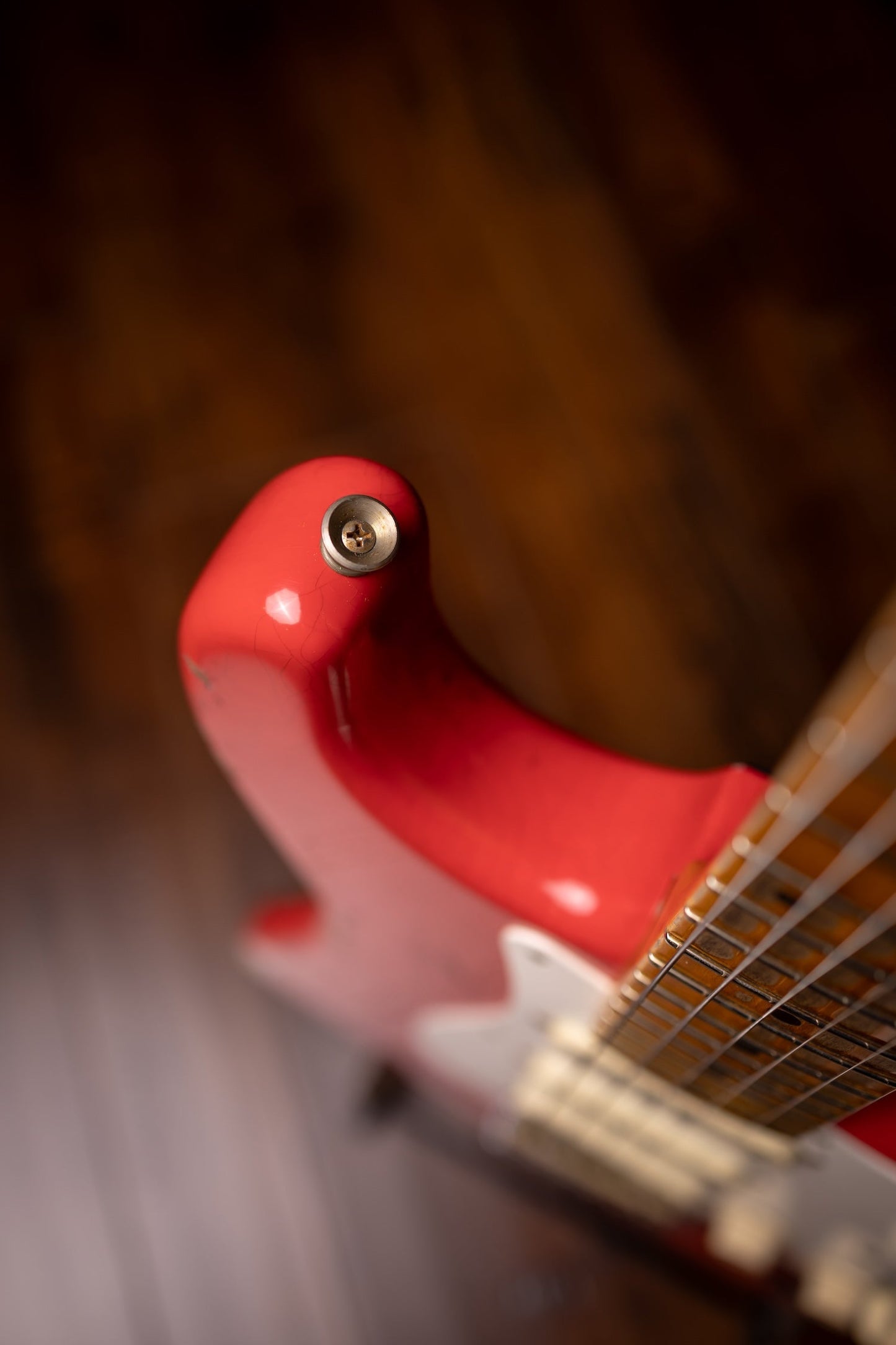 Fender Custom Shop 1957 Stratocaster® Heavy Relic®, 1-Piece Rift Sawn Maple Neck Fingerboard Electric Guitar -  Aged Fiesta Red
