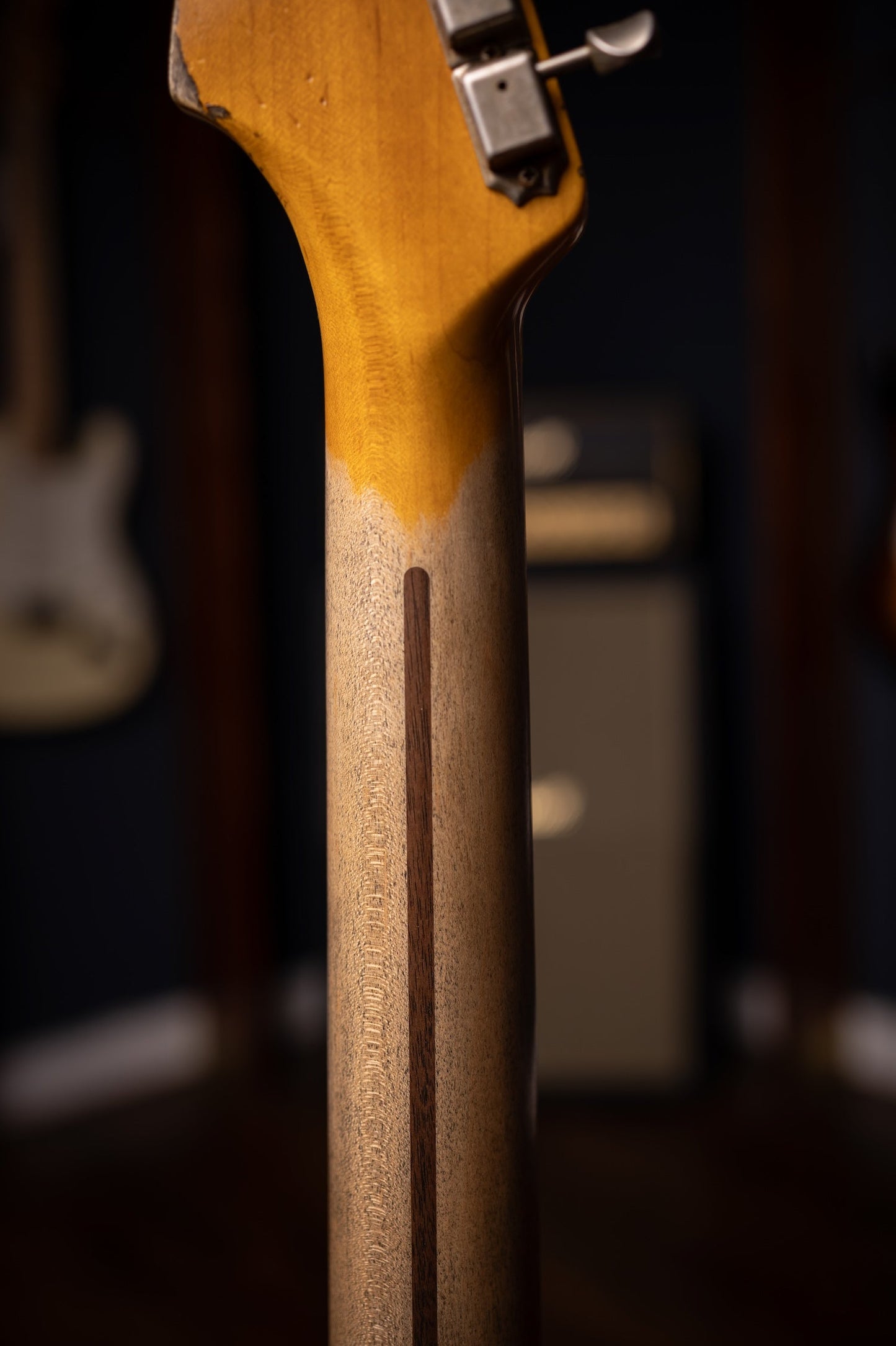 Fender Custom Shop 1957 Stratocaster® Heavy Relic®, 1-Piece Rift Sawn Maple Neck Fingerboard Electric Guitar -  Aged Fiesta Red