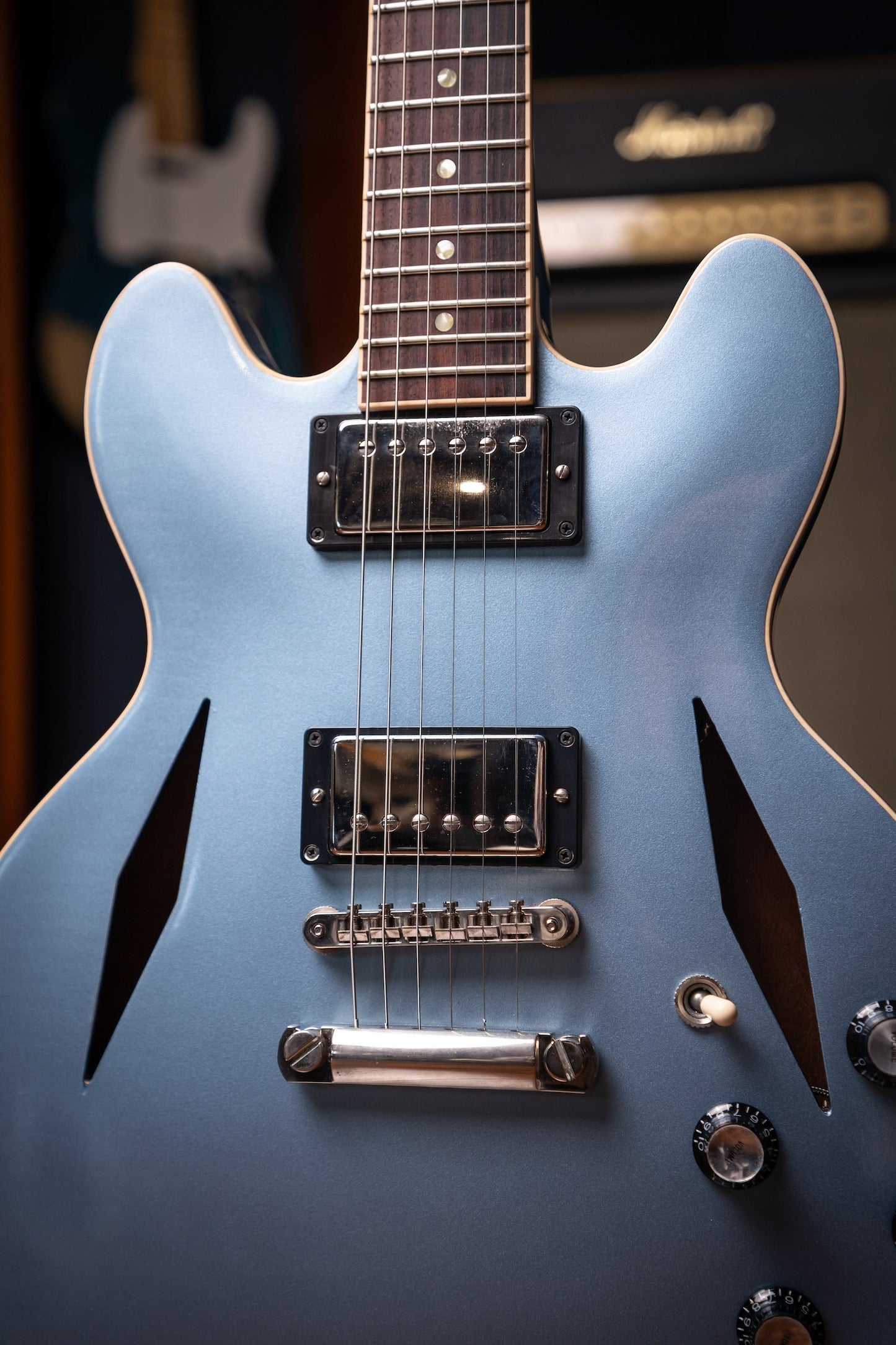 2013 Gibson Custom Shop CS-336 Bench Mark Electric Guitar - Pelham Blue