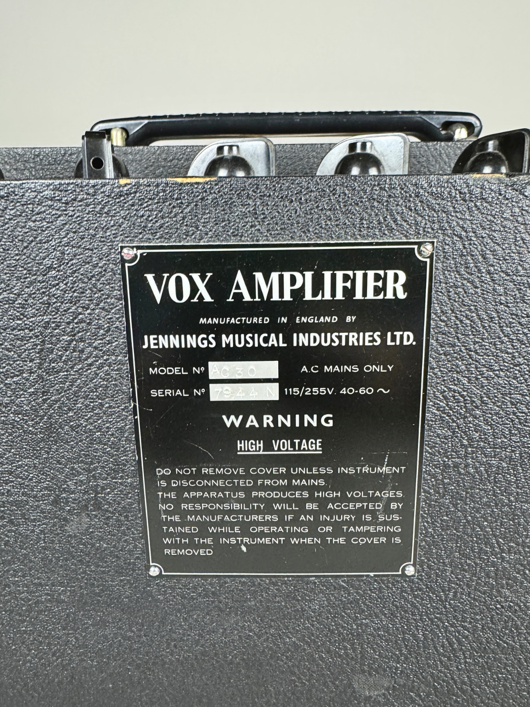 Vintage VOX AC-30 Non Top Boost - UK 1964/65