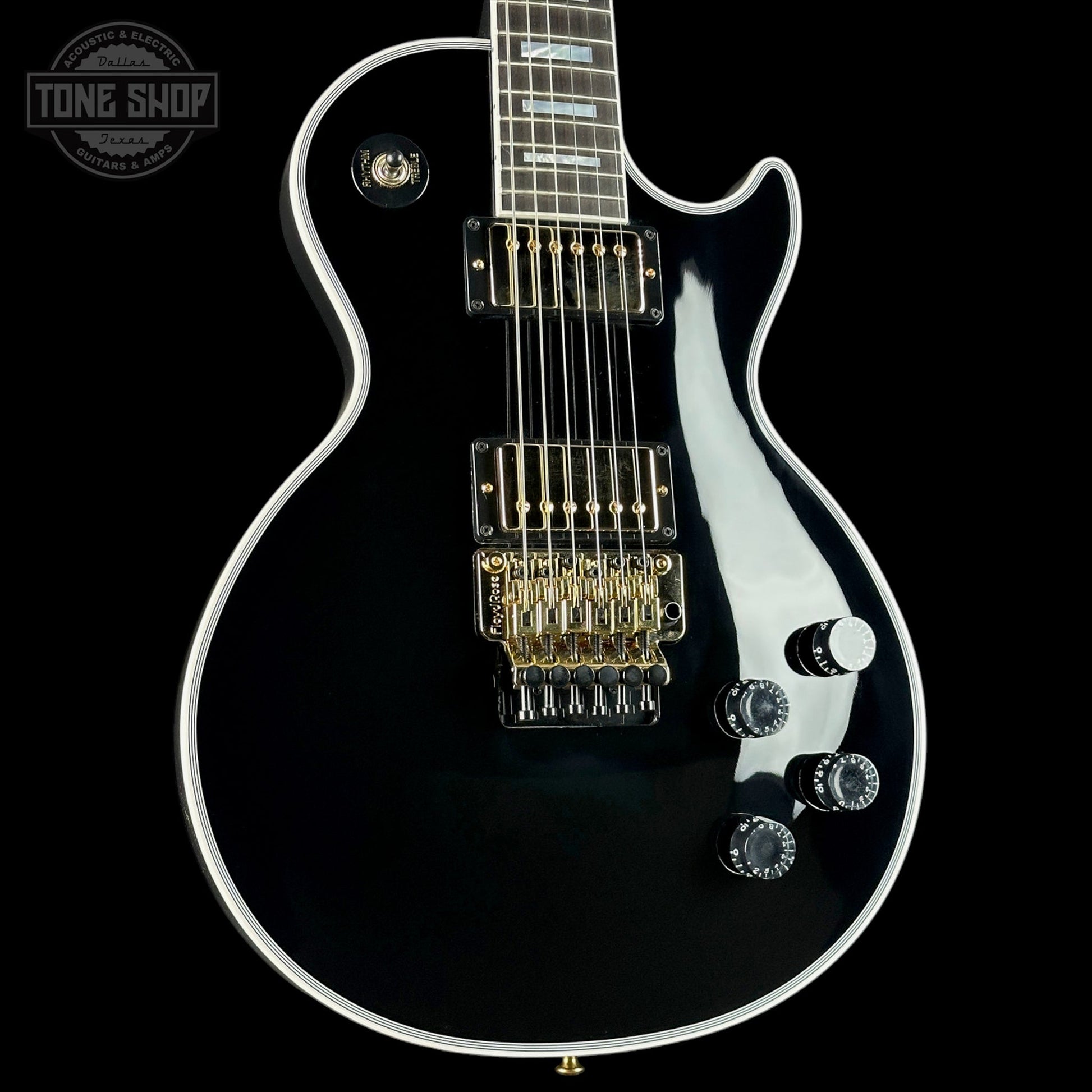 Gibson Custom Les Paul Axcess Custom w/Ebony Fingerboard Floyd Rose Gloss Ebony w/case CS600476
