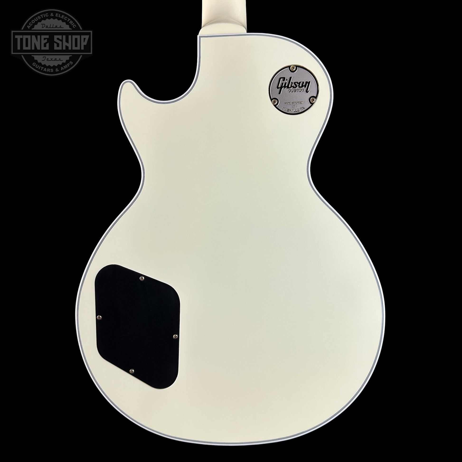 Gibson Custom Dealer Select Les Paul Custom Chambered Vintage White VOS w/case CS503058
