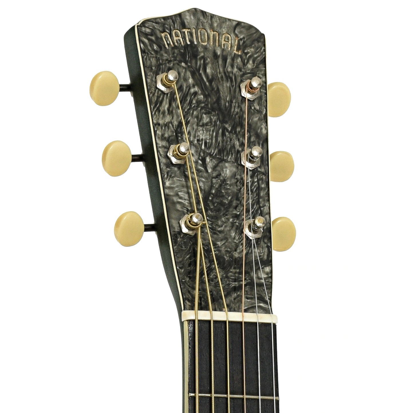 National Tricone Exploding Palm Tree Resonator Guitar (1937)