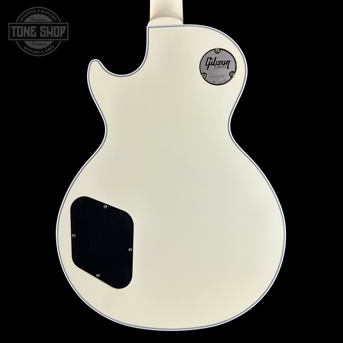 Gibson Custom Dealer Select Les Paul Custom Chambered Vintage White VOS w/case CS503058