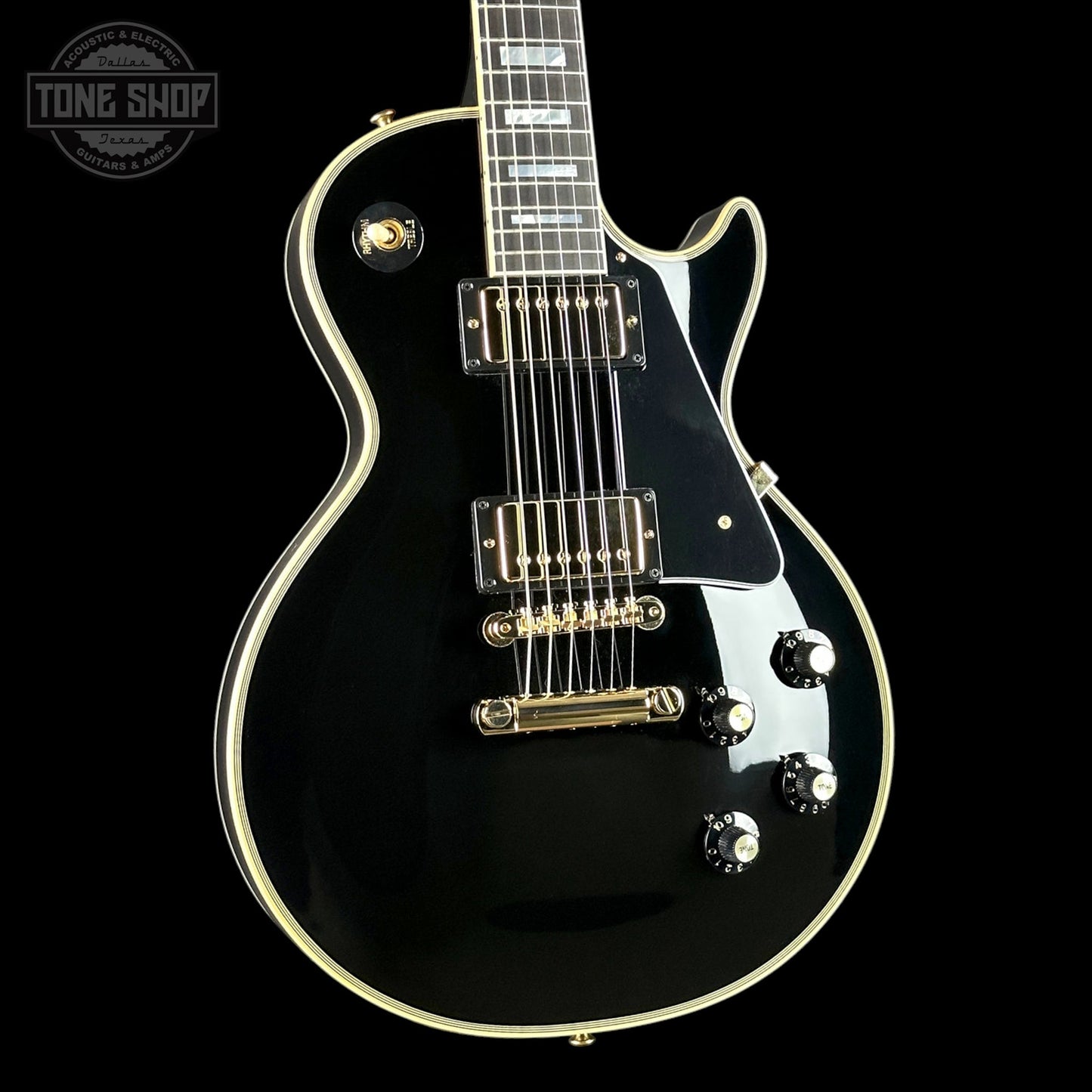 Gibson Custom 1968 Les Paul Custom Reissue Gloss Ebony w/case 602568