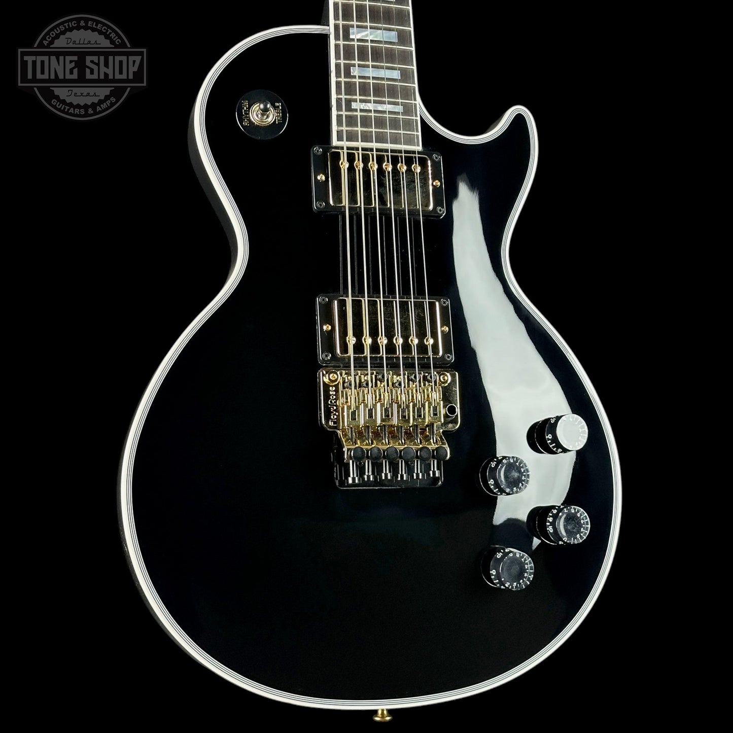 Gibson Custom Les Paul Axcess Custom w/Ebony Fingerboard Floyd Rose Gloss Ebony w/case CS600476