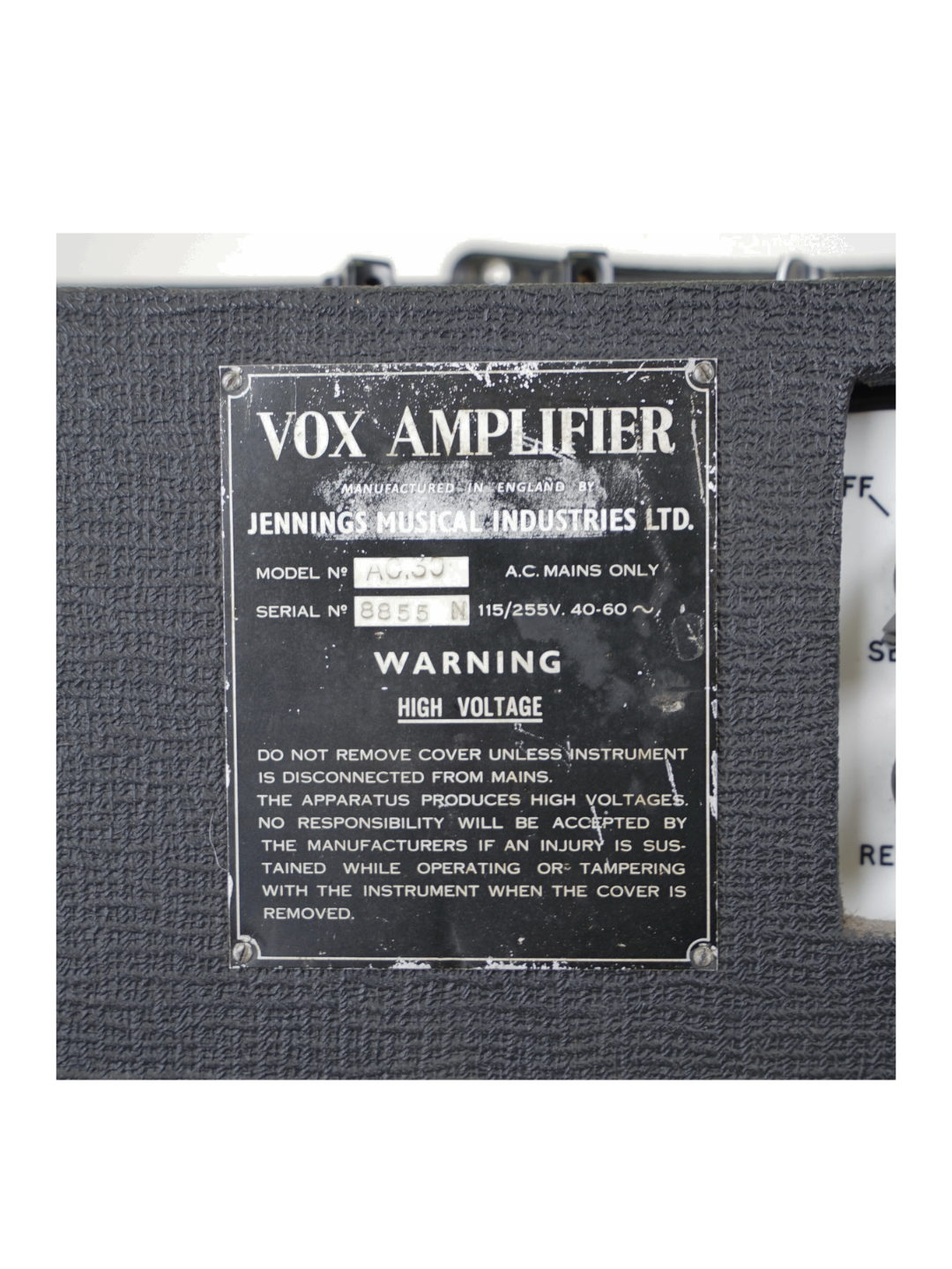 Vintage Vox AC-30/6 Super Twin with Reverb - UK 1964