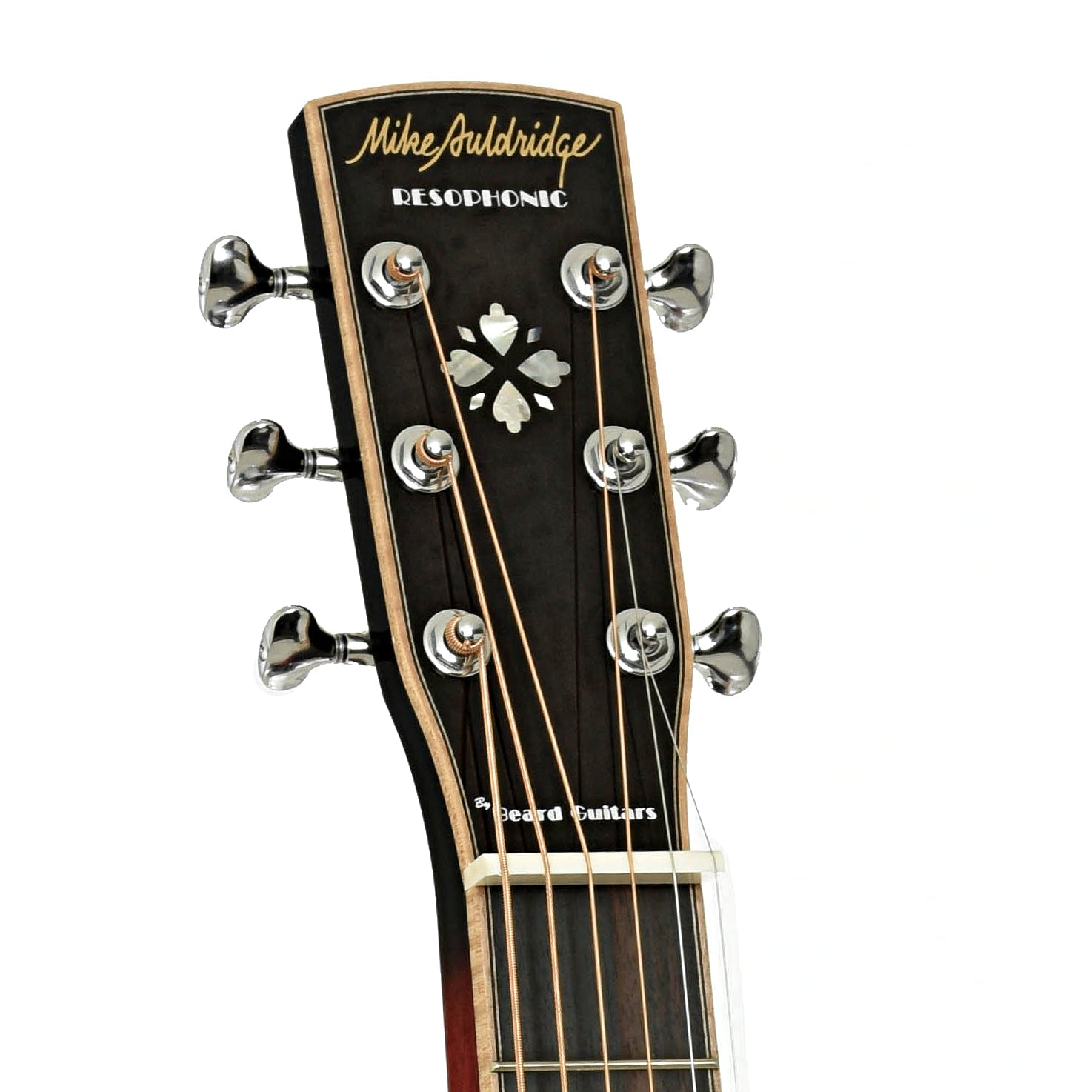 Beard "Mike Auldridge" MA-6 Squareneck Resonator Guitar, Scarlet Sunburst