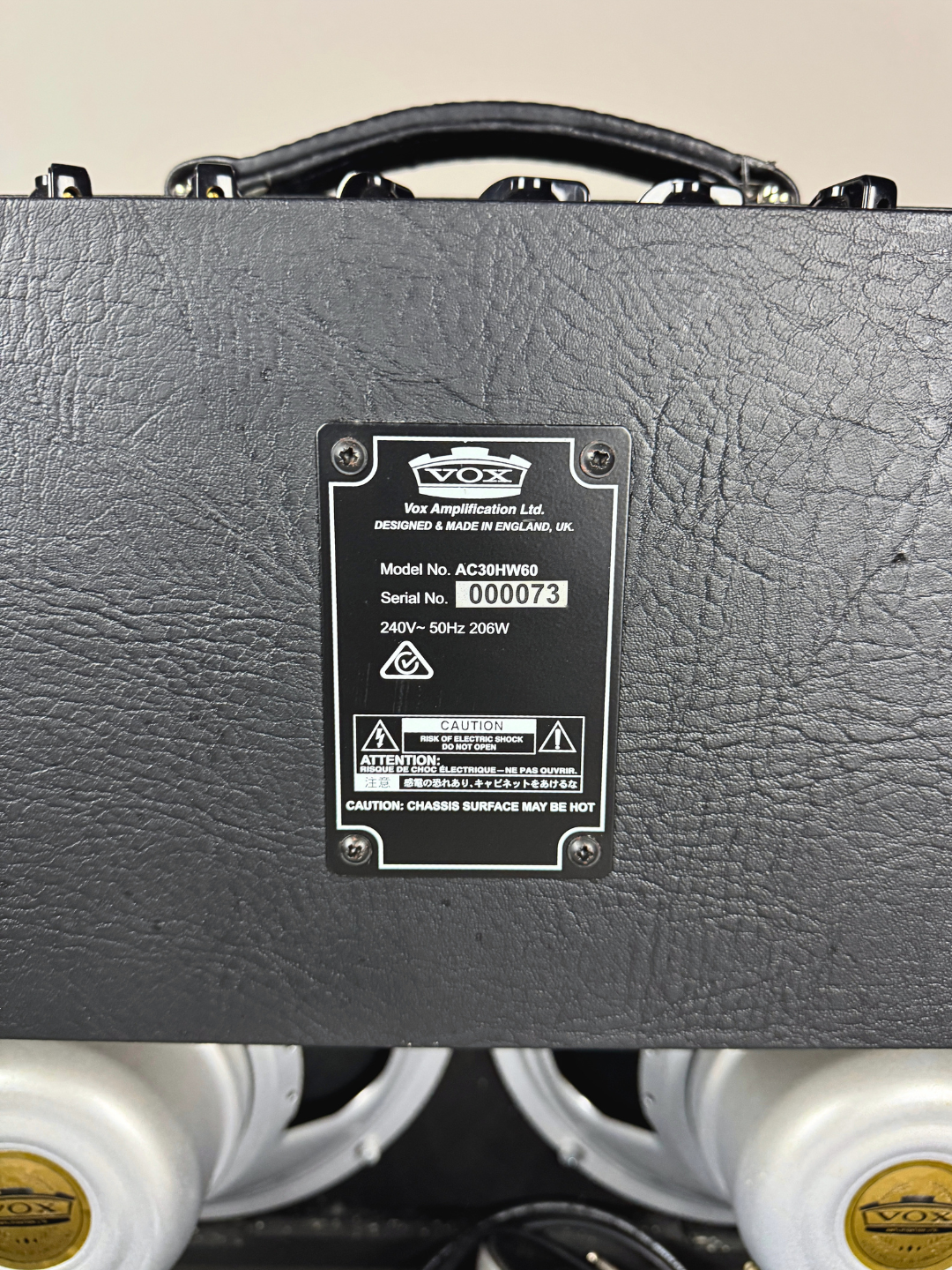 VOX AC-30HW 60th Anniversary - UK 2017