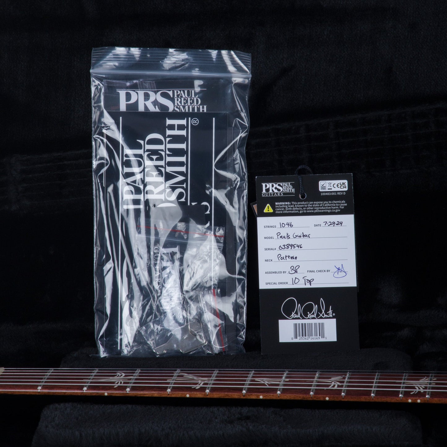 PRS Paul's Guitar 10-Top Custom Color Electric Guitar - Charcoal Wrap Burst - #240389546 - 2024