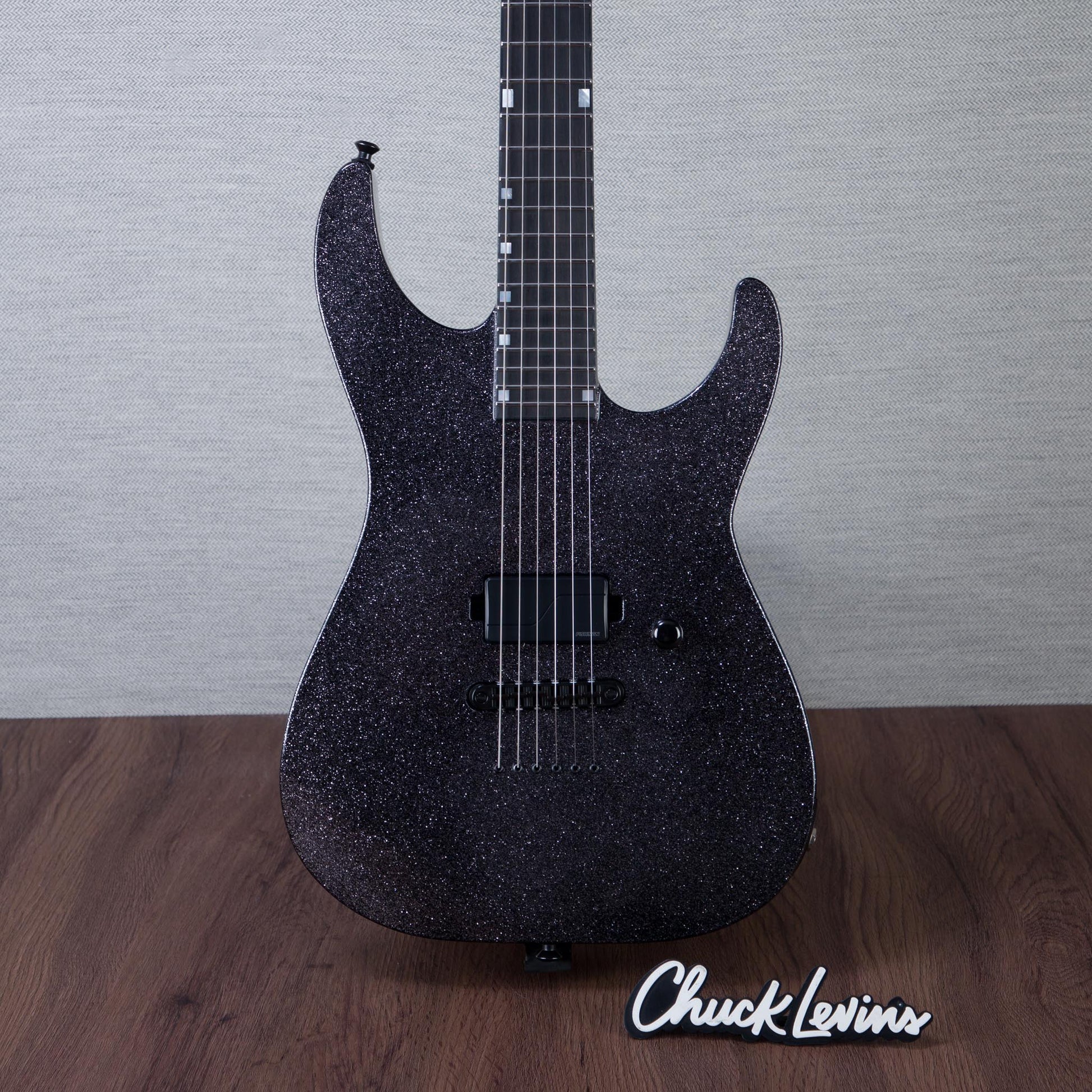 ESP USA M-I NTB NT Electric Guitar - Black Sparkle - #US25495