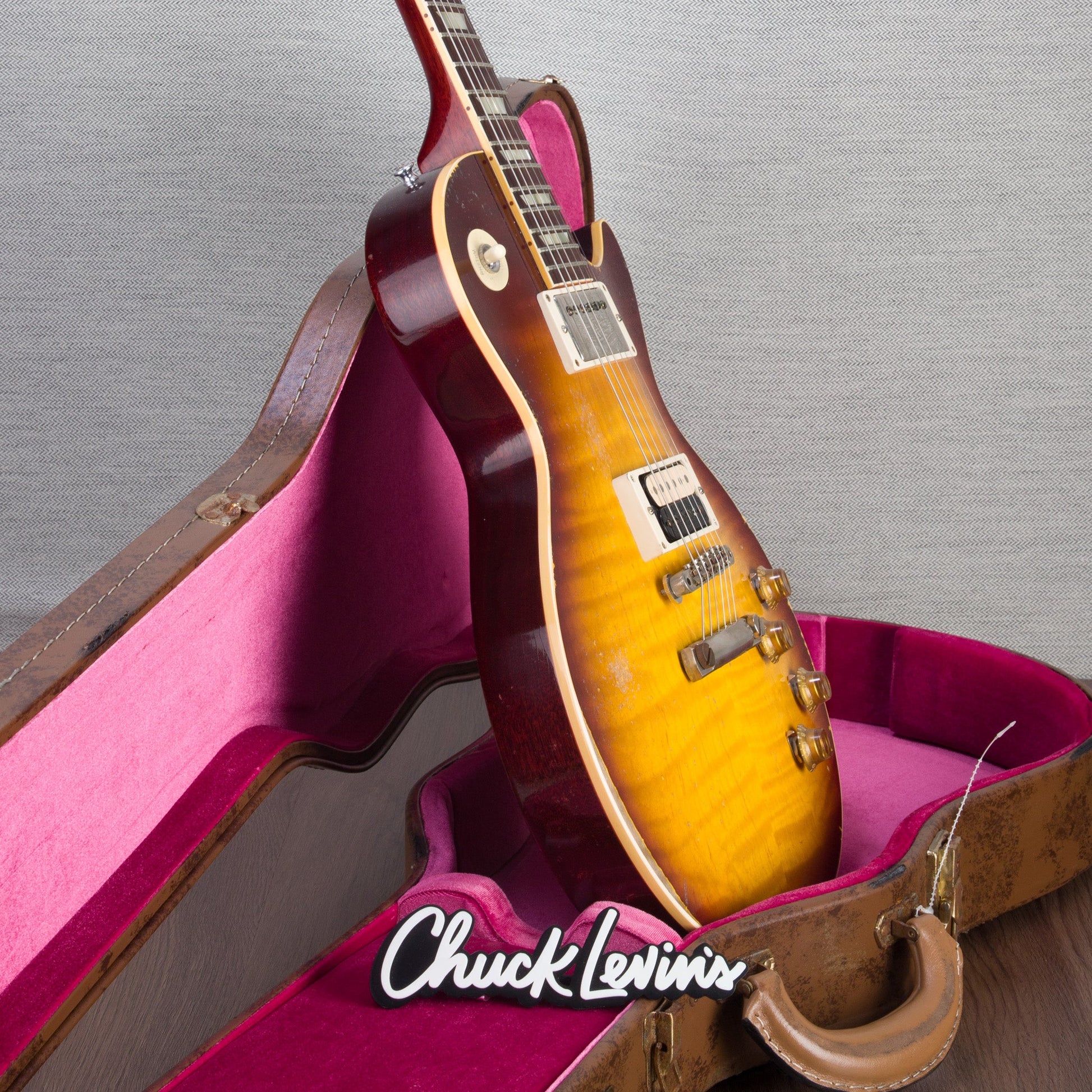 Gibson Custom Shop Murphy Lab 1959 Les Paul Standard Ultra Heavy Aged Electric Guitar - Dark Ice Tea Fade - #921023
