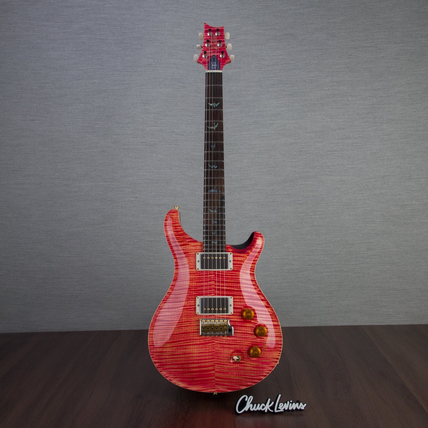 PRS Wood Library DGT Electric Guitar - Private Stock Salmon with McCarty Tobbaco Tone Back - CHUCKSCLUSIVE - #240385595 - 2024