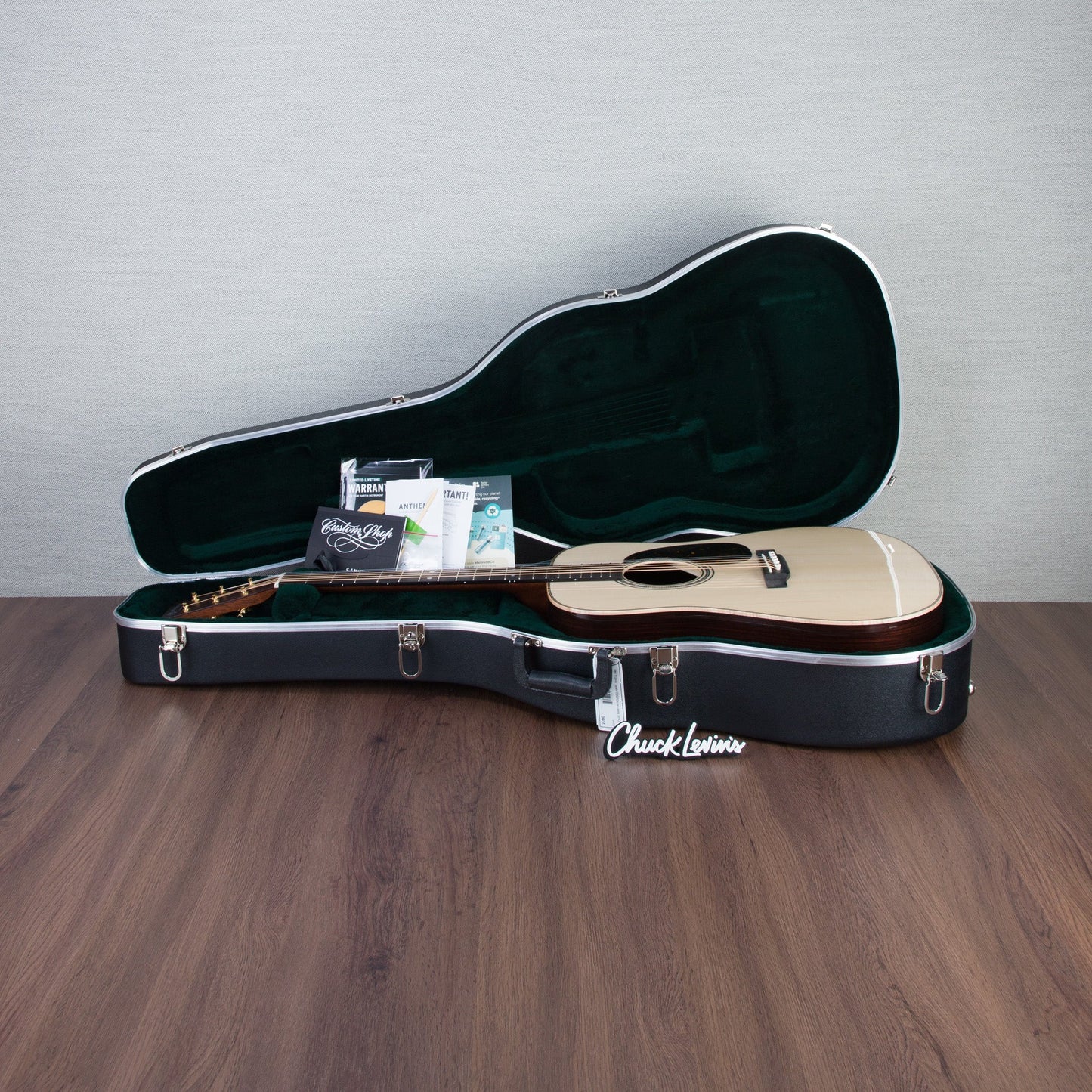Martin Custom "D" Dreadnought Wild Grain Acoustic Electric Guitar - CHUCKSCLUSIVE - #M2741671
