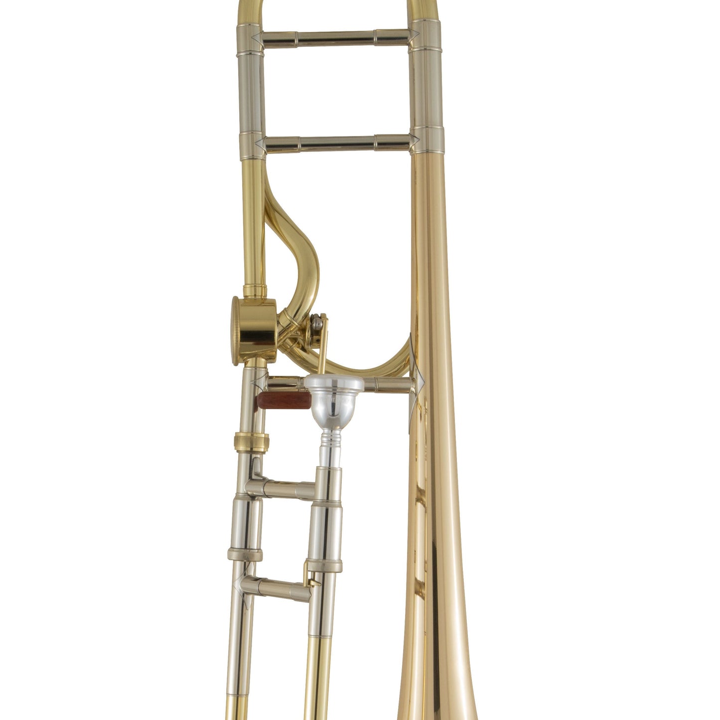 Bach 42AG Stradivarius Professional Tenor Trombone, Lacquer with Gold Brass Bell, Hagmann Valve - Open Box, Mint