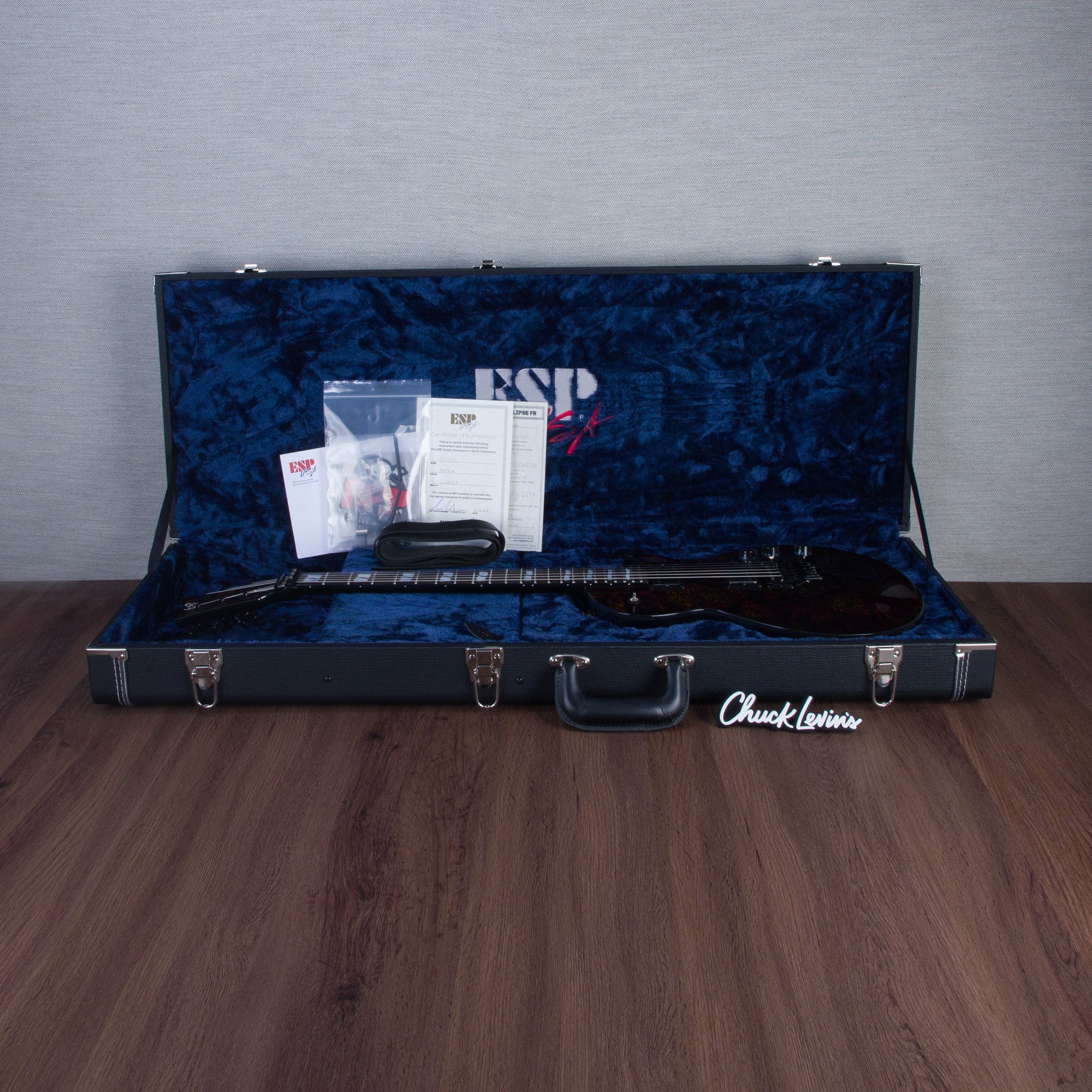 ESP USA Eclipse FR Electric Guitar - Hellfire - #US24433 - Mint, Open Box