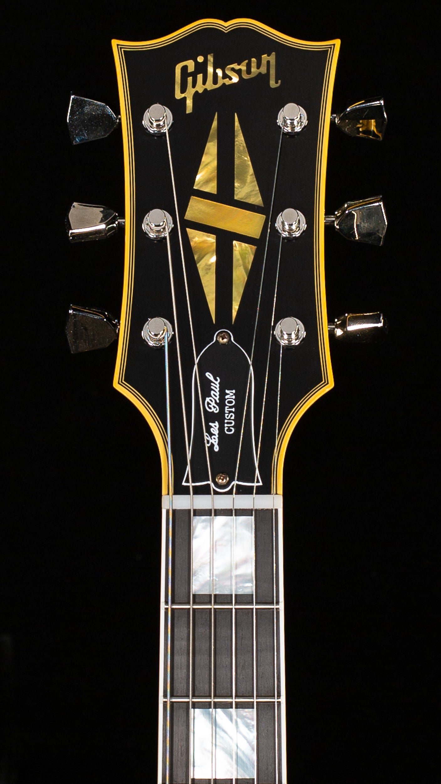 Gibson Custom Shop Willcutt Cavern Collection 1968 Les Paul Custom Standard Ebony VOS Chambered (008)