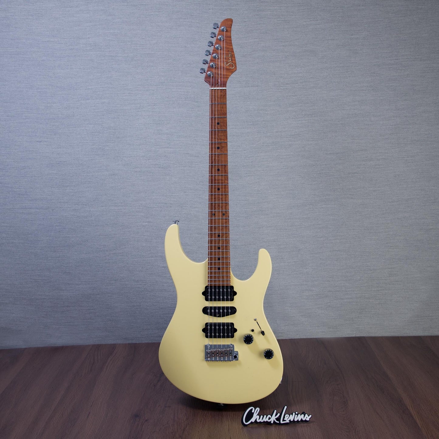 Suhr Limited Edtion Modern Antique Electric Guitar - Vintage Yellow - #89446
