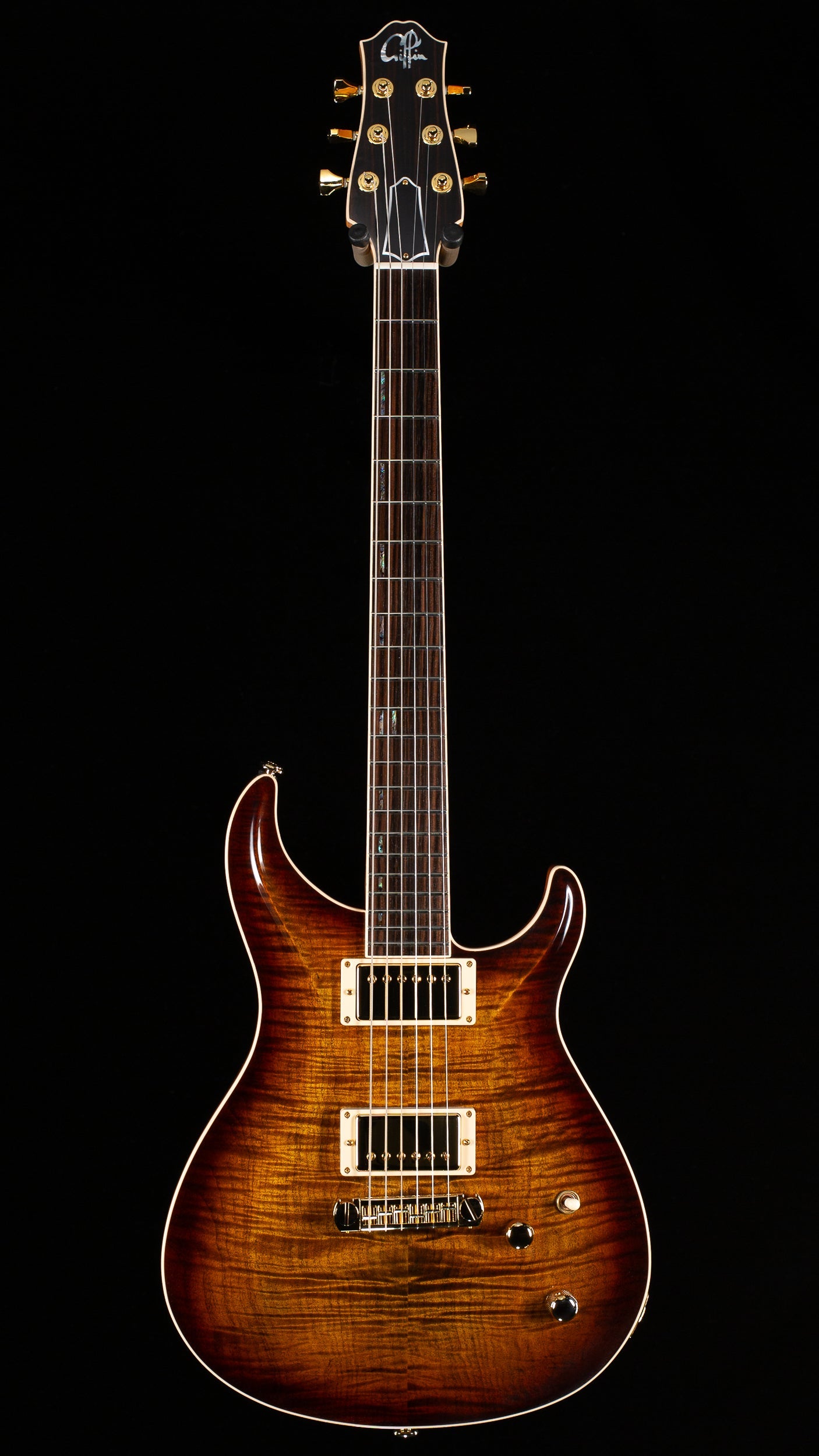 Giffin Standard Sunburst Flame Maple top (280)