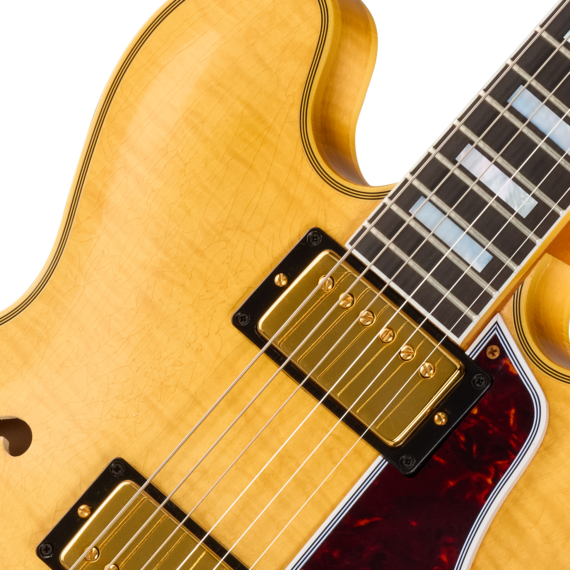Gibson Custom LE 1960 ES-355 Reissue with Figured Maple, Light Aged, Antique Blonde